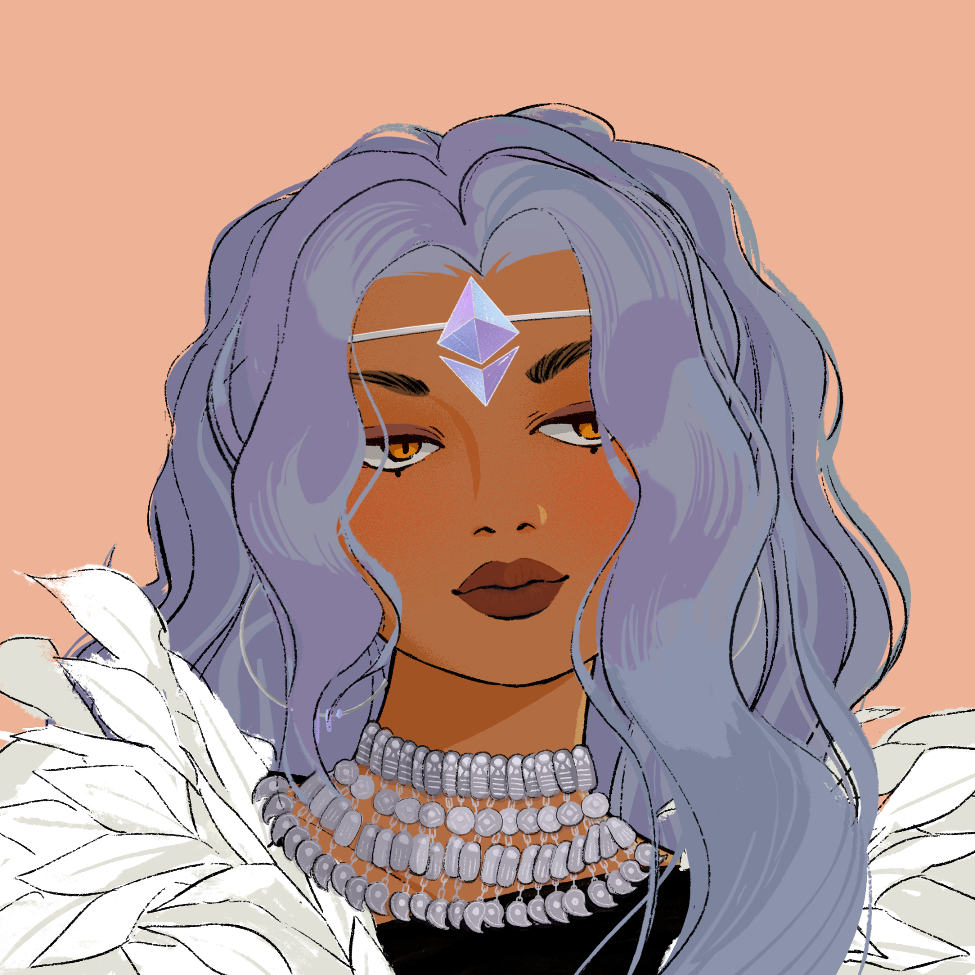 a portrait of Pearl chalice