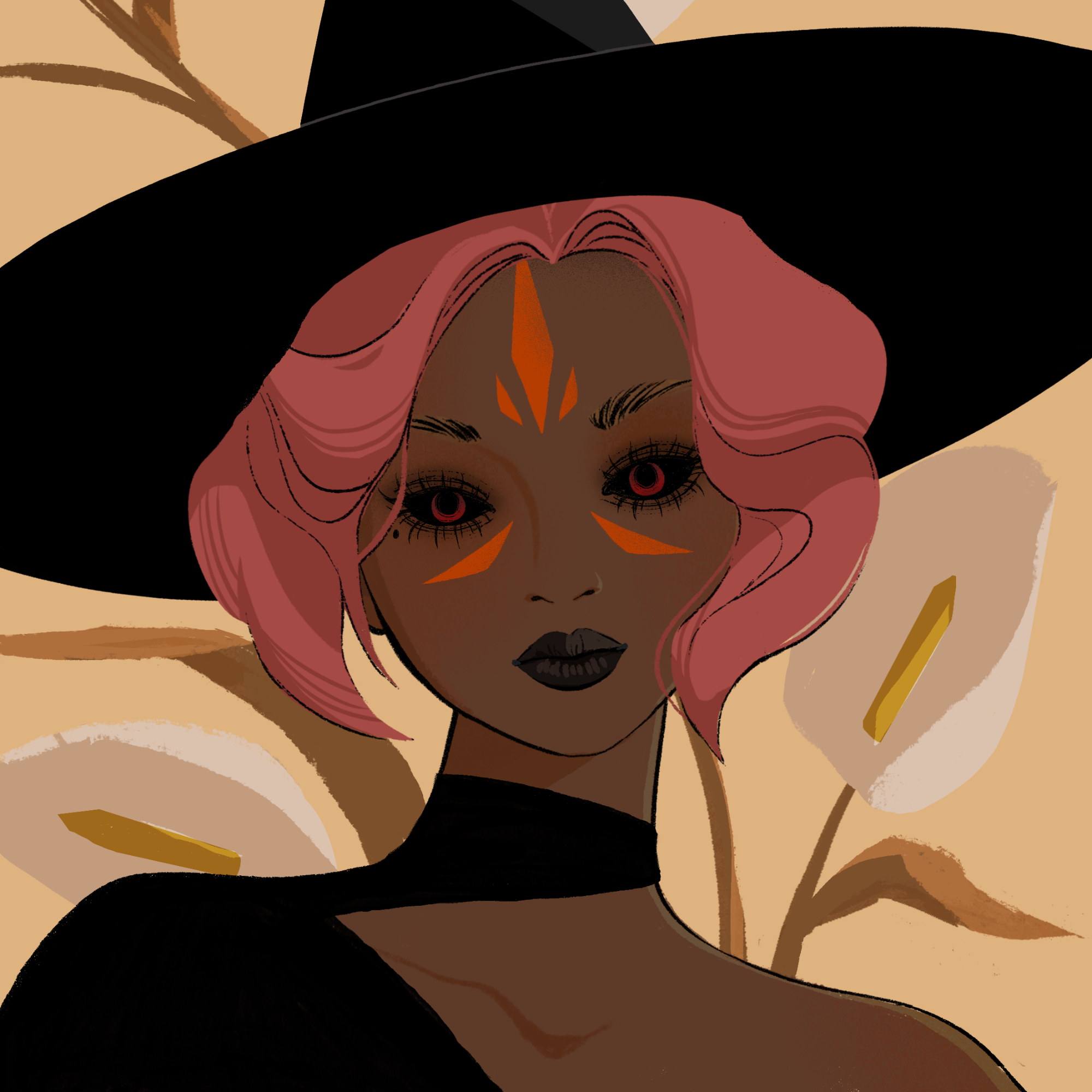 a portrait of Tornado the blithe