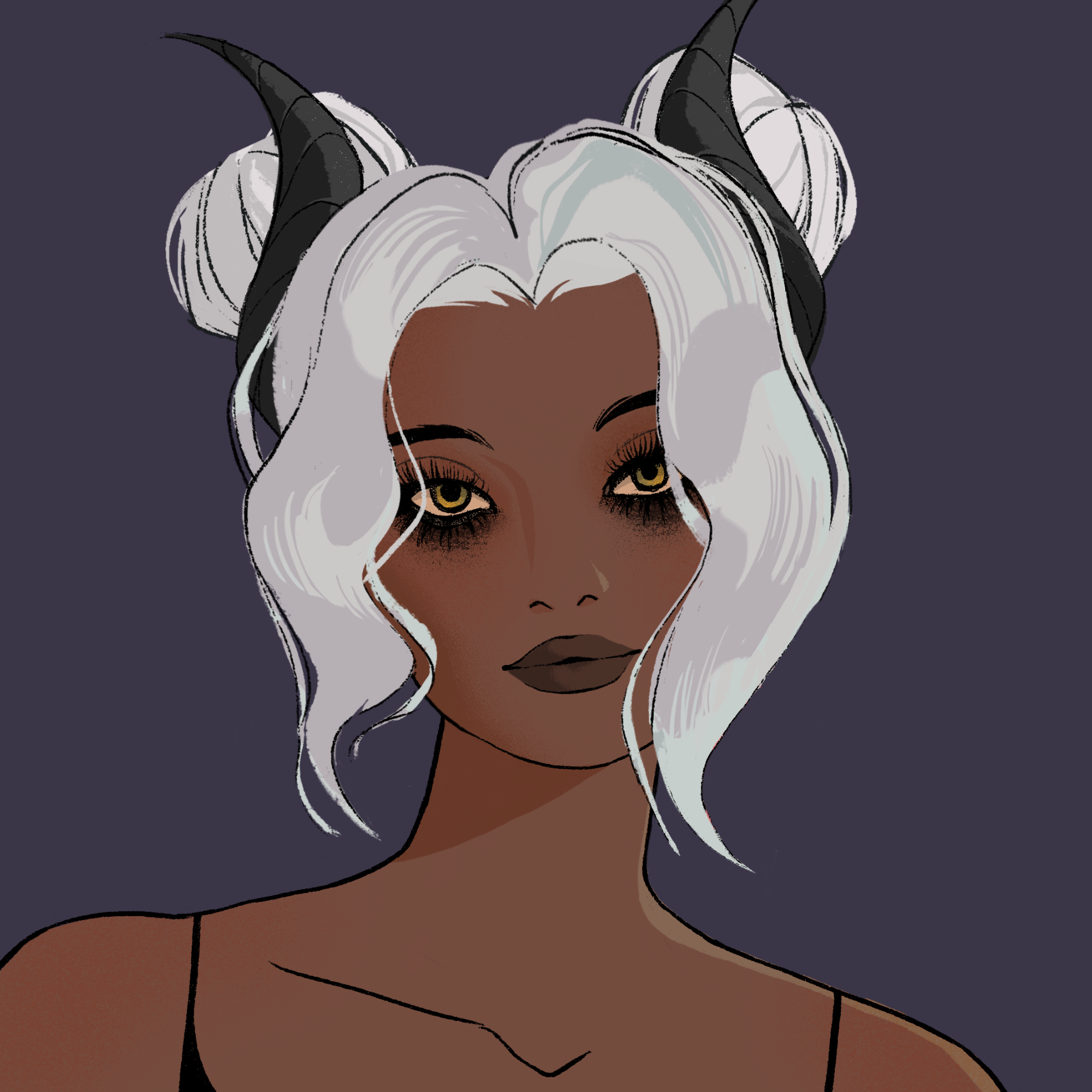 a portrait of Devotee kindling