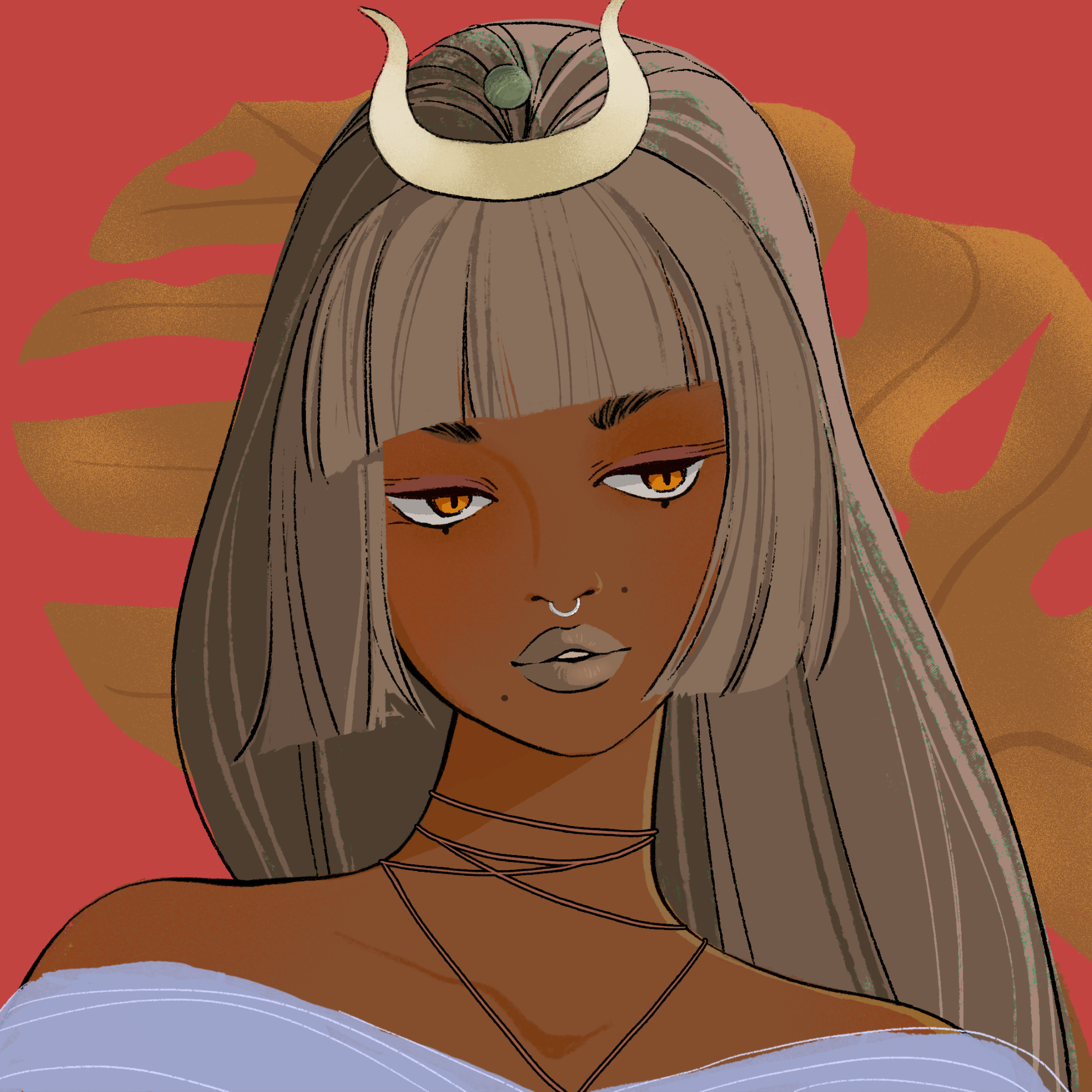 a portrait of Camellia of the asylum