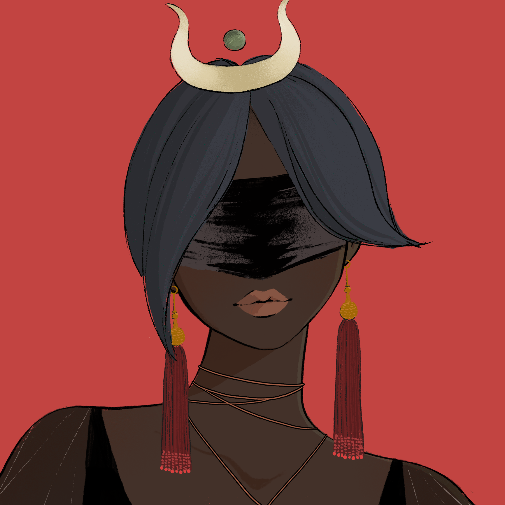 a portrait of Rosa the aquatic