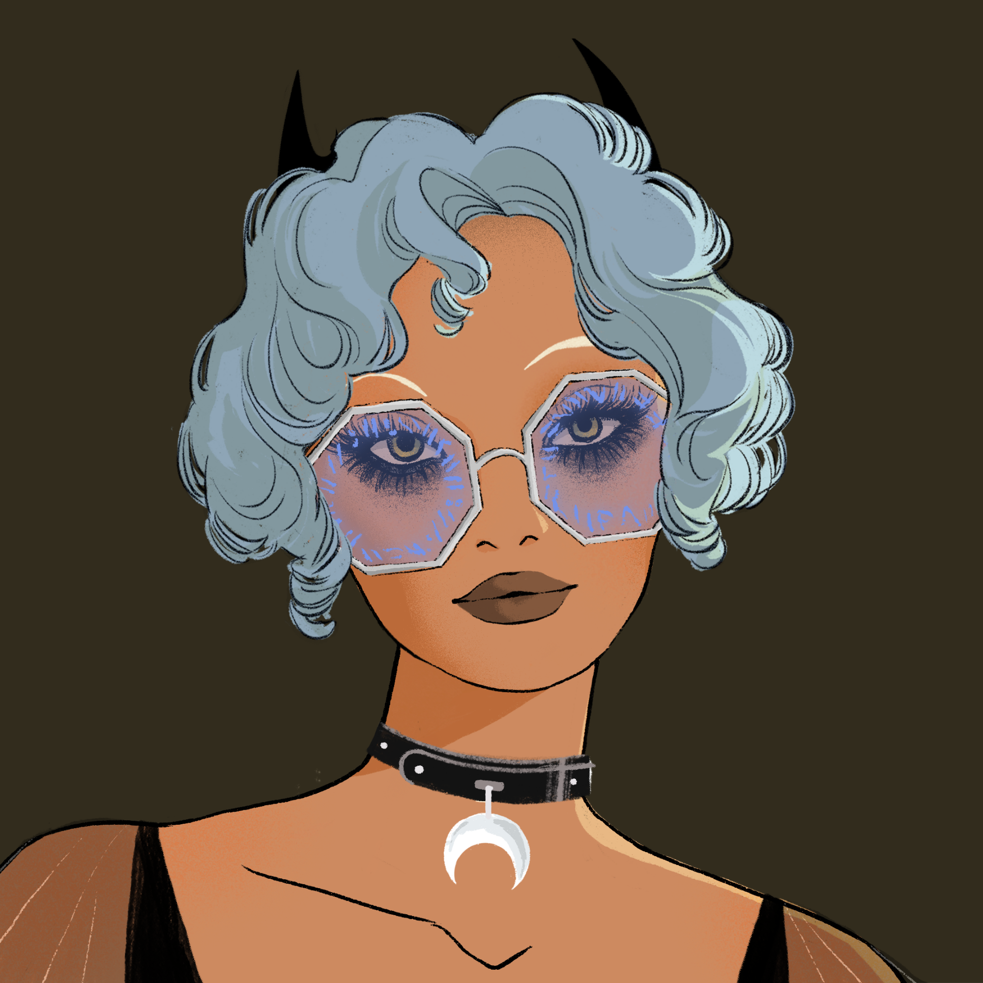 a portrait of Lyra the esoteric