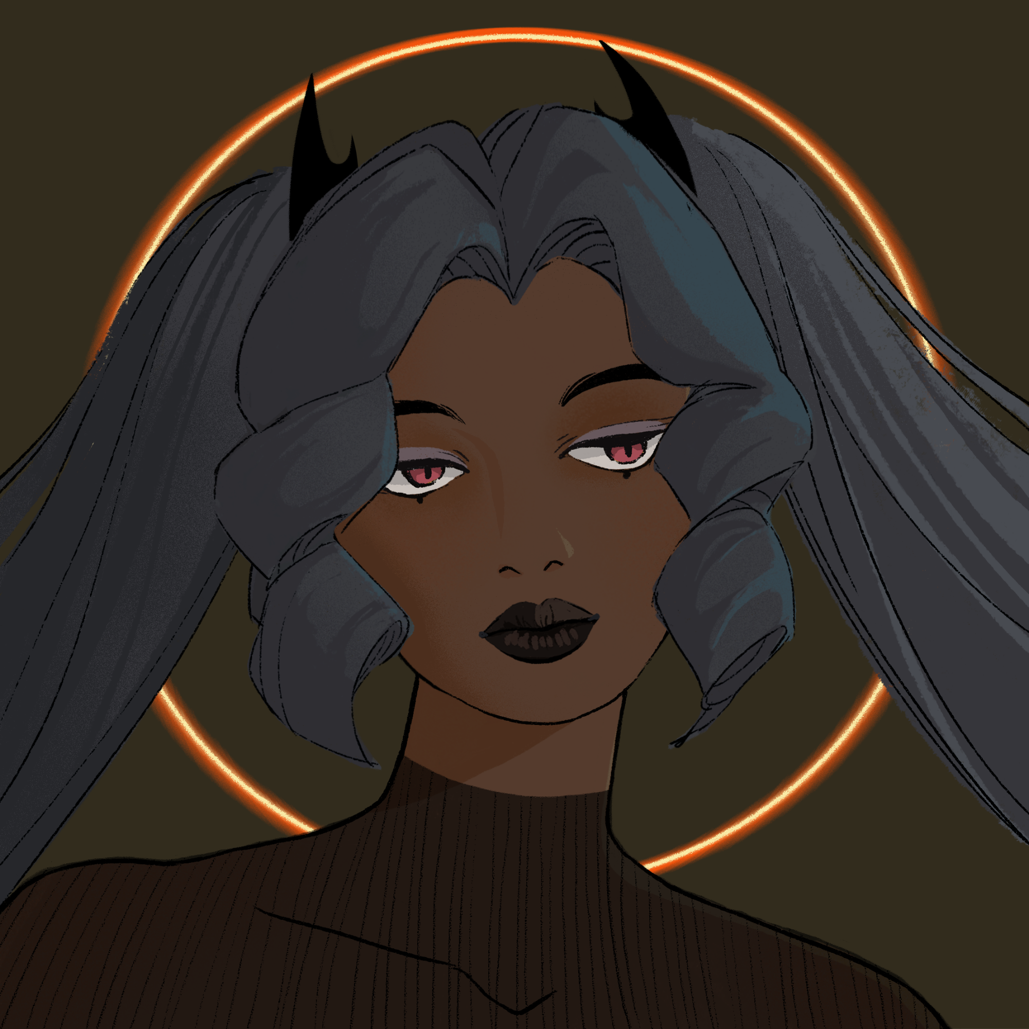 a portrait of Indus the keen