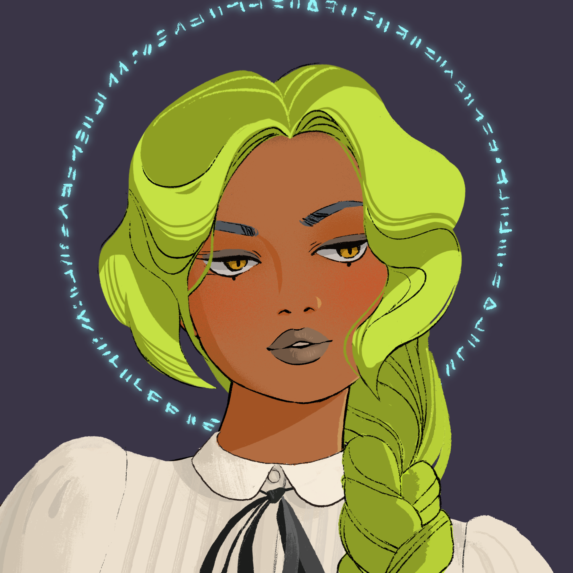 a portrait of Equuleus nonagon