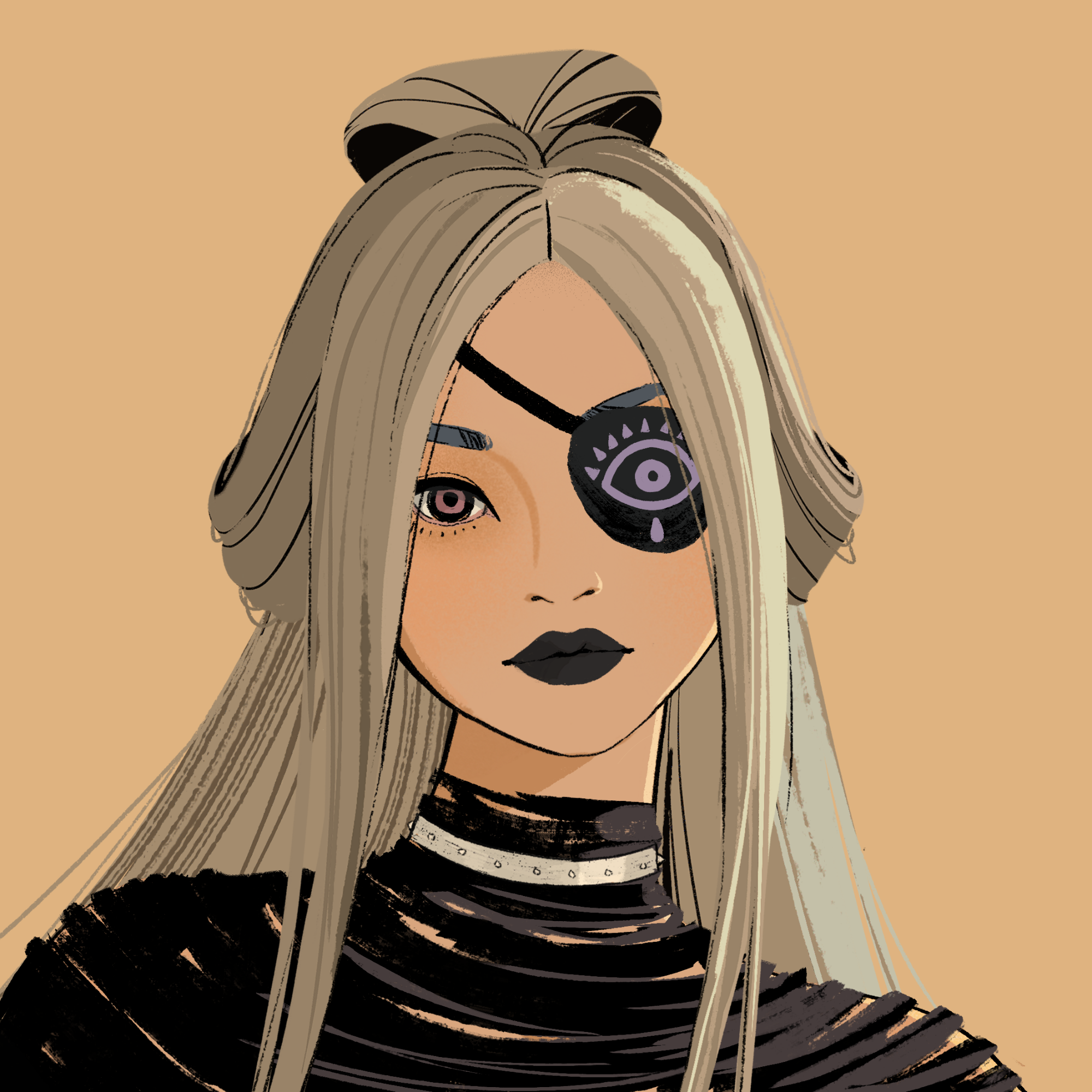 a portrait of Olive the briny