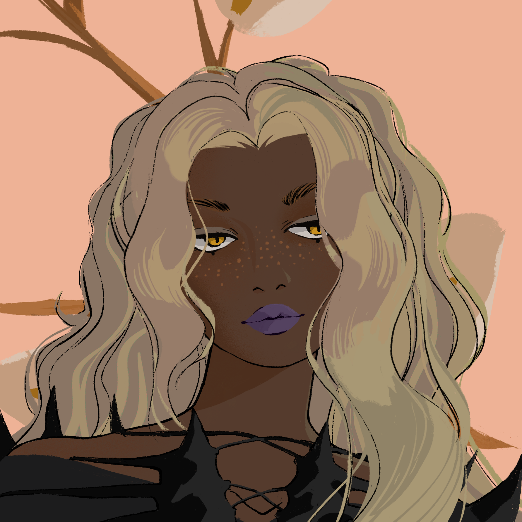 a portrait of Blizzard, the mischievous hullabaloo