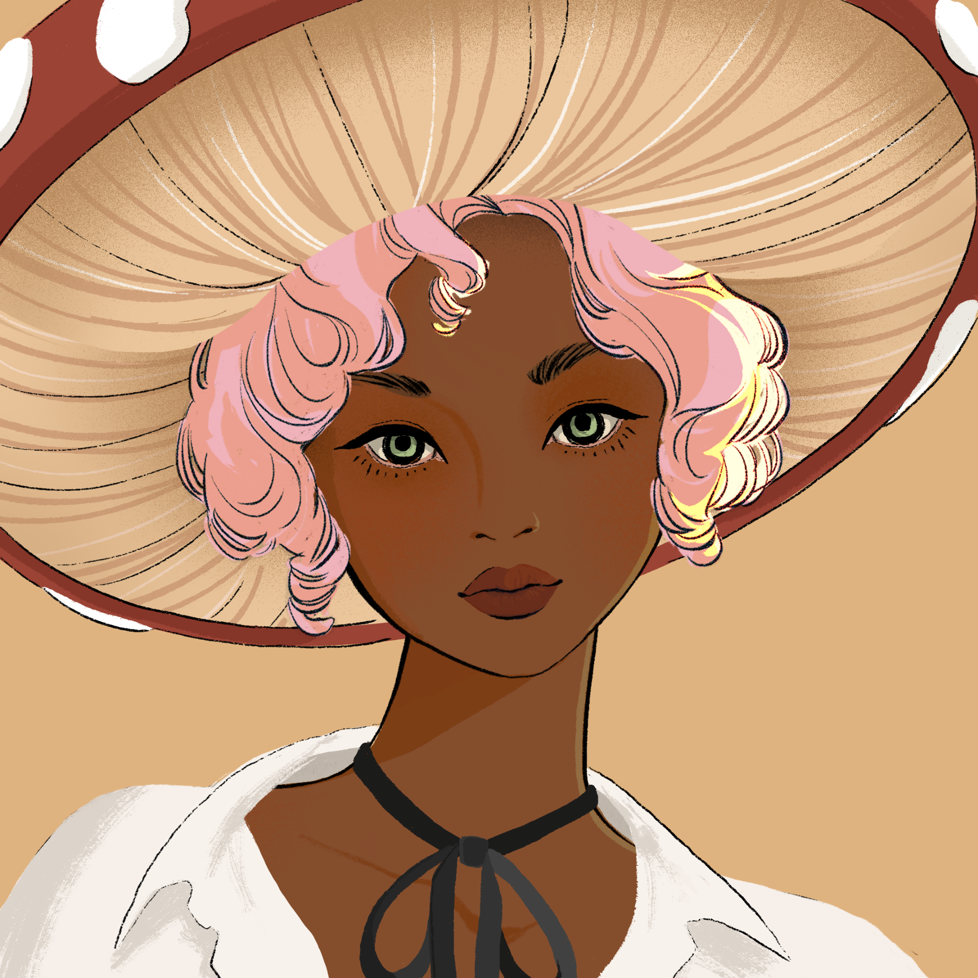 a portrait of Oyster, the porous shortcake