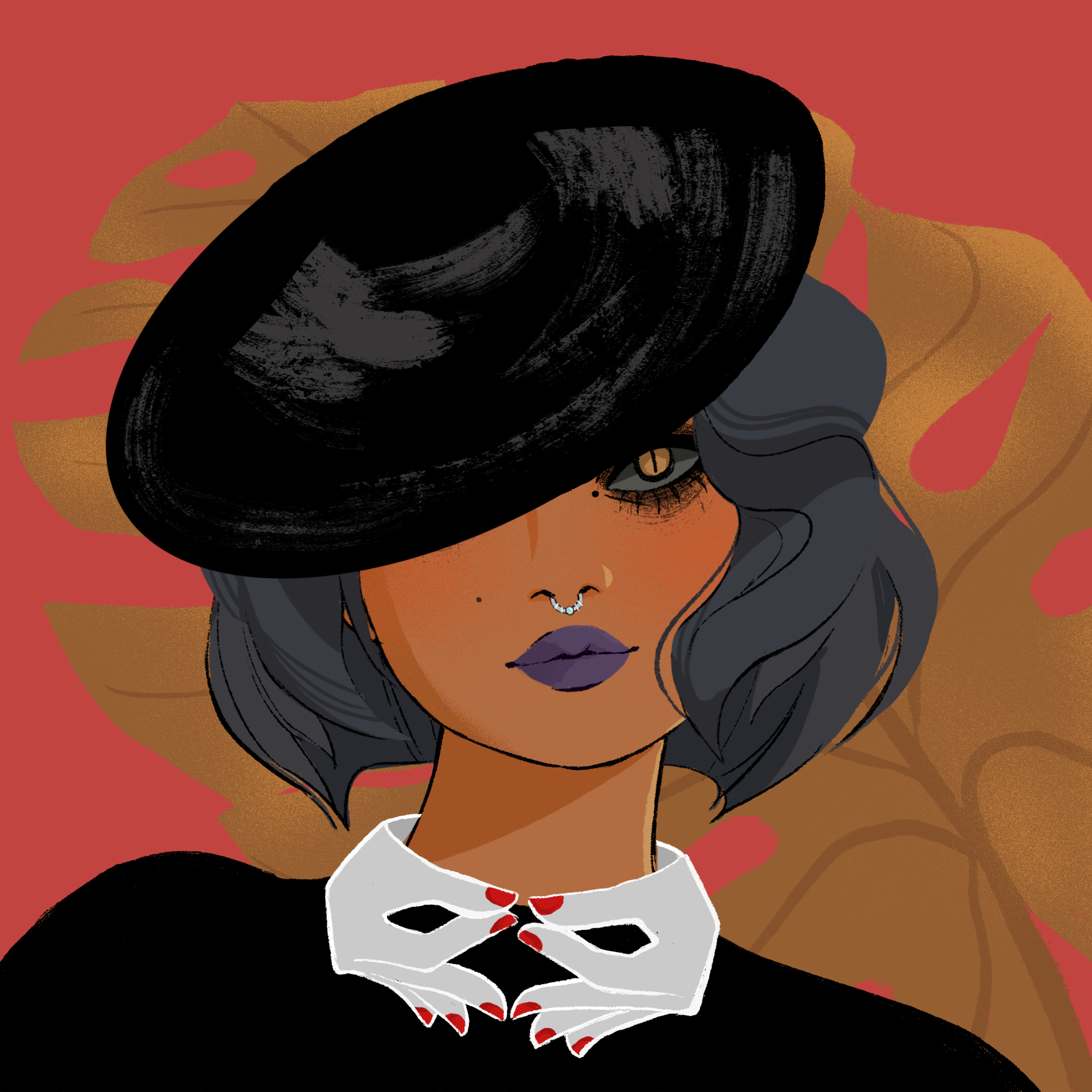 a portrait of Victoria, the silent solace