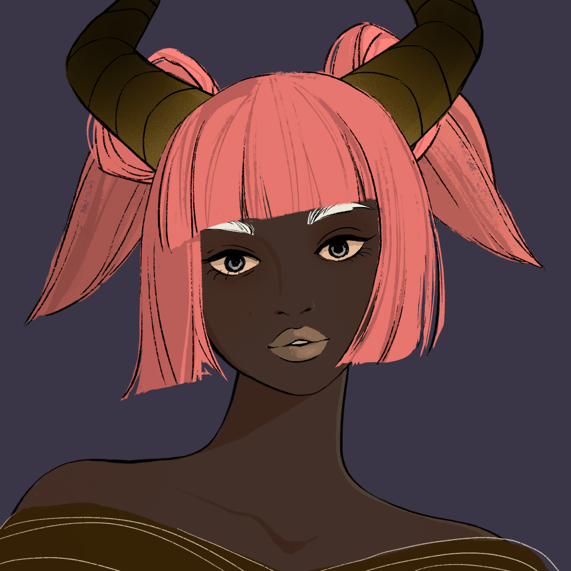 a portrait of Tiatia, the heedless rumpus