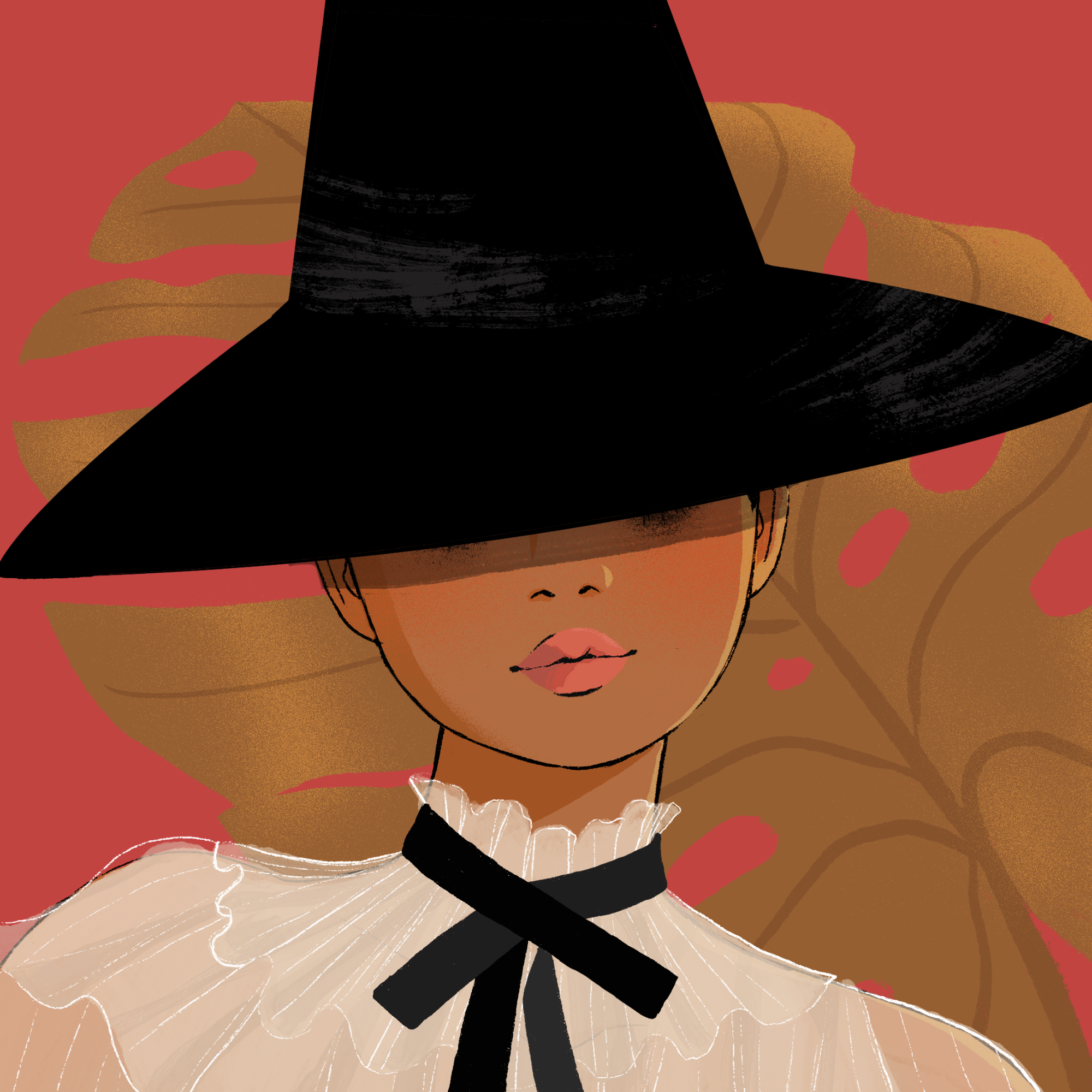 a portrait of Mahogany of the wastes