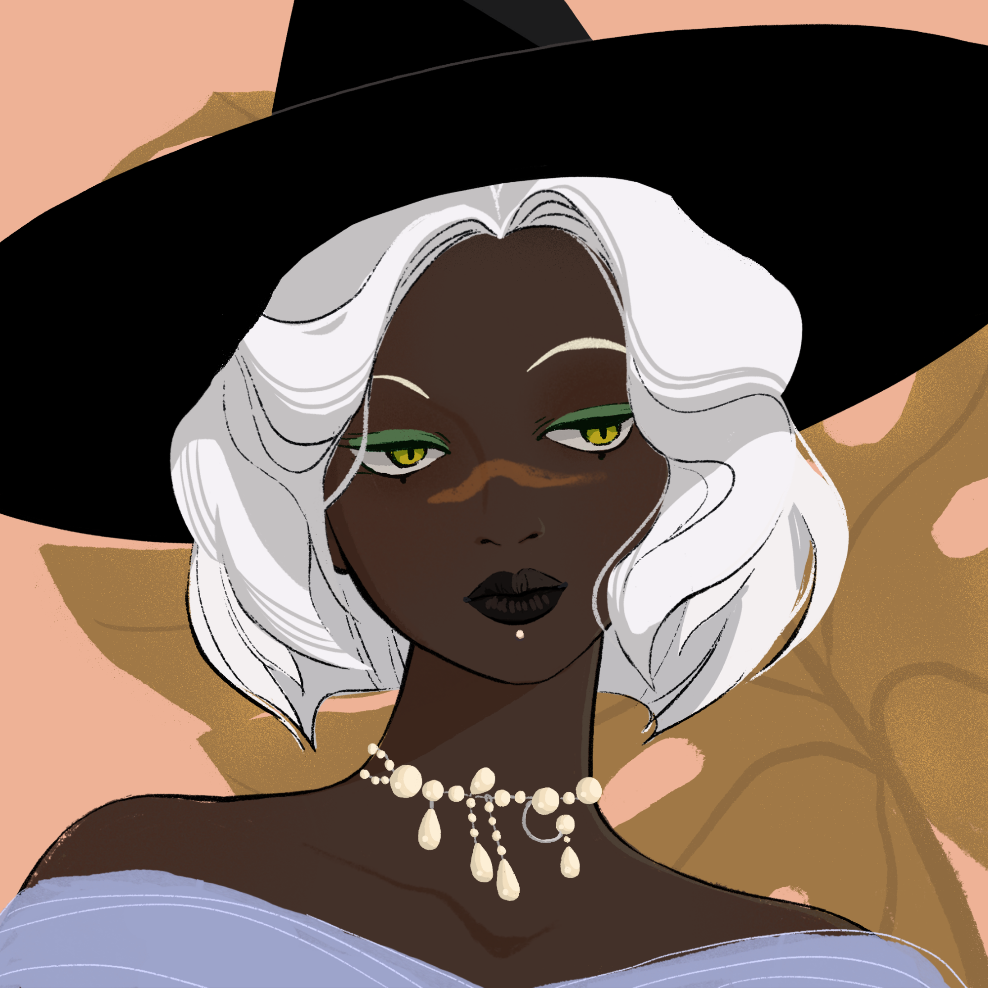 a portrait of Aria the seductive