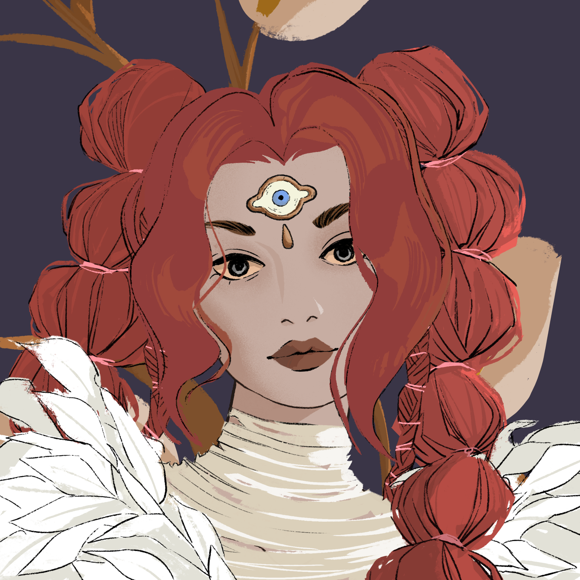 a portrait of Cranberry, the sunny veil