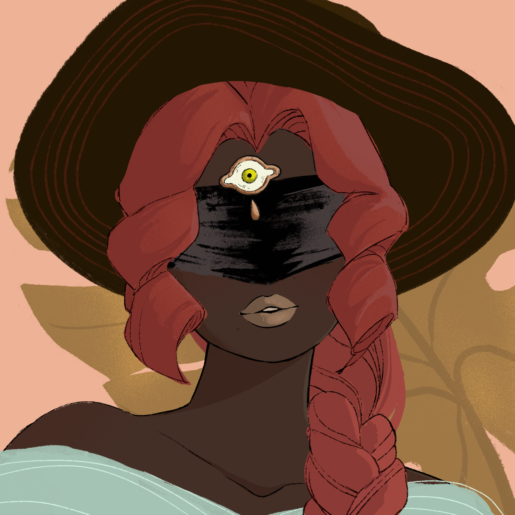 a portrait of Coconut, the calm riddle