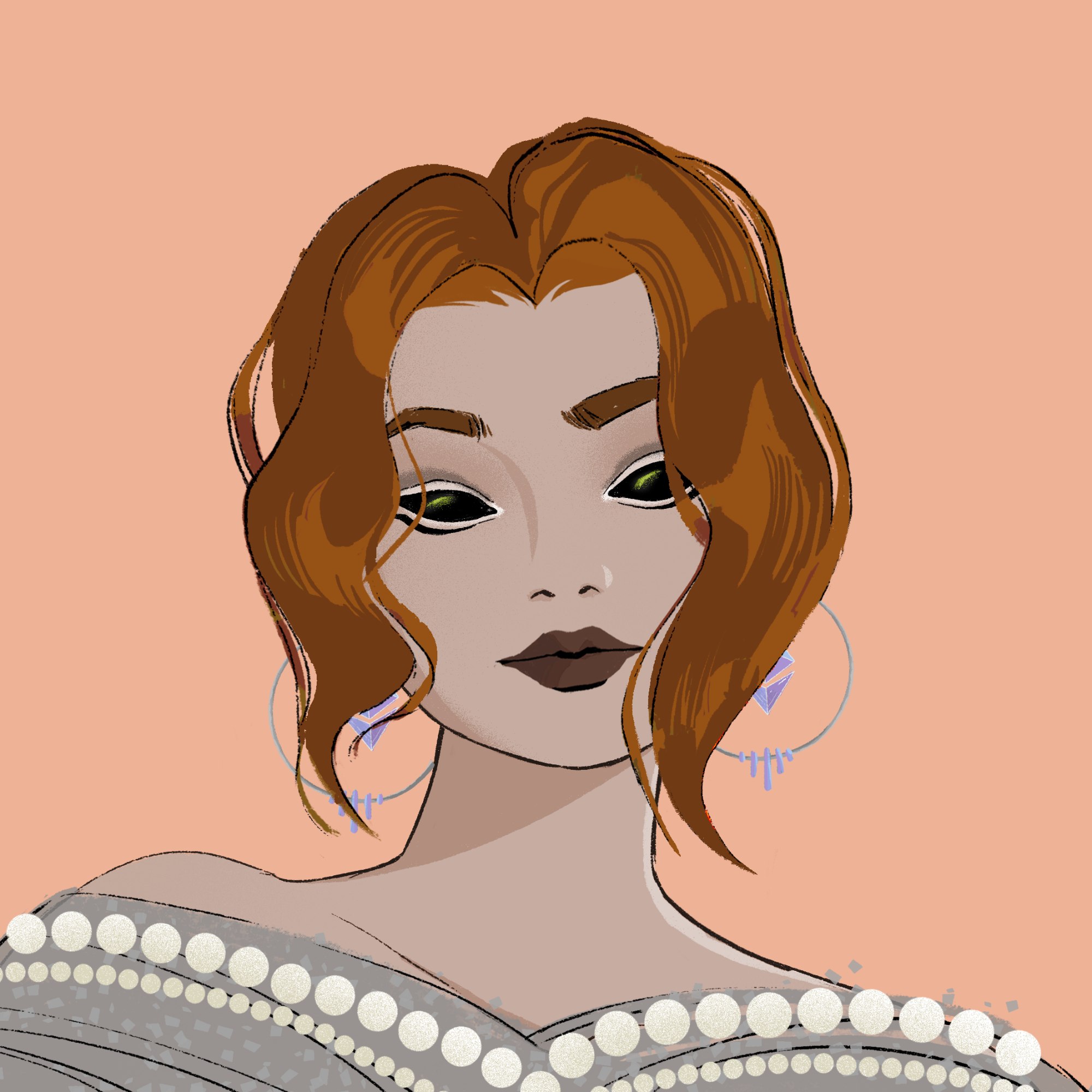 a portrait of Lilac the fair