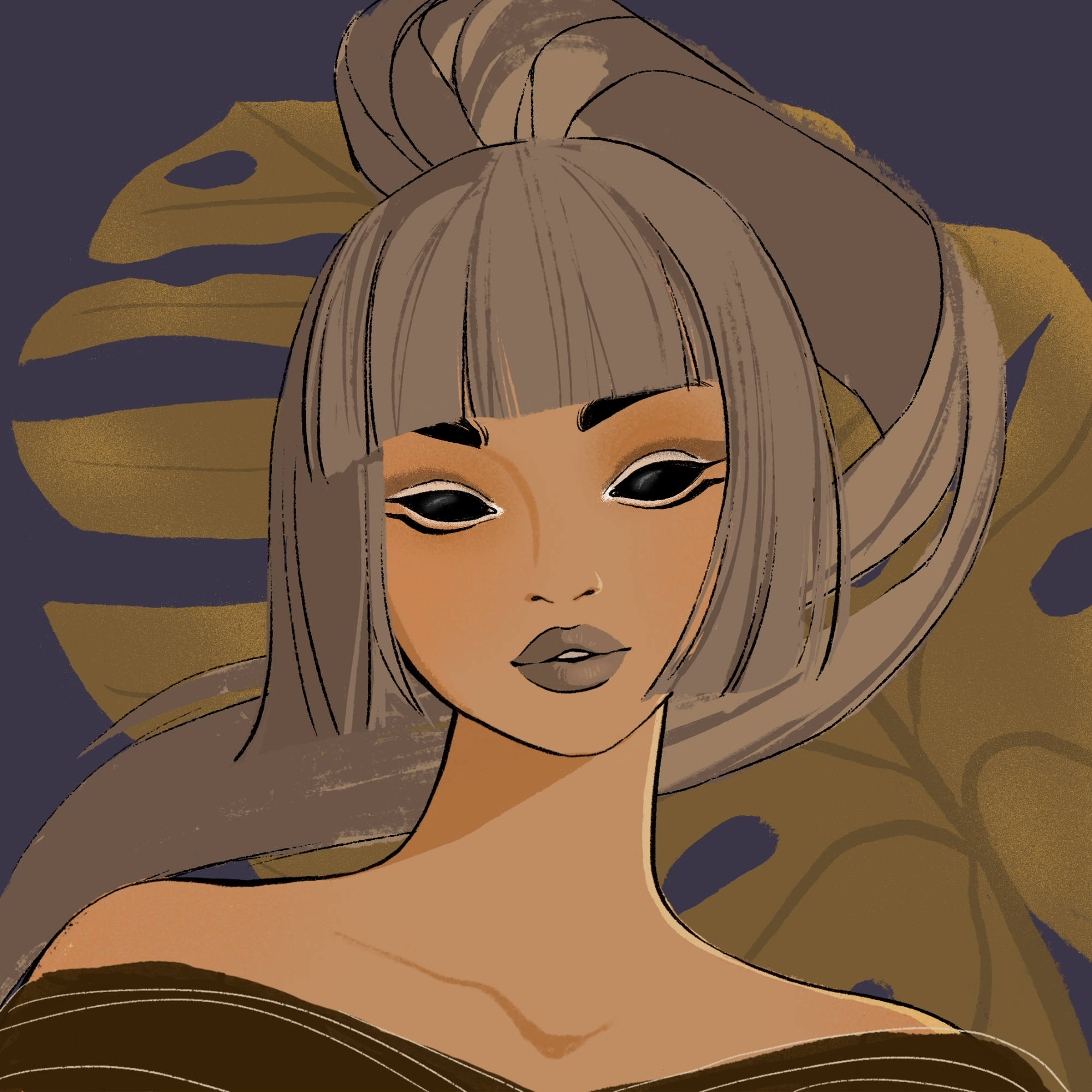 a portrait of Lady heather