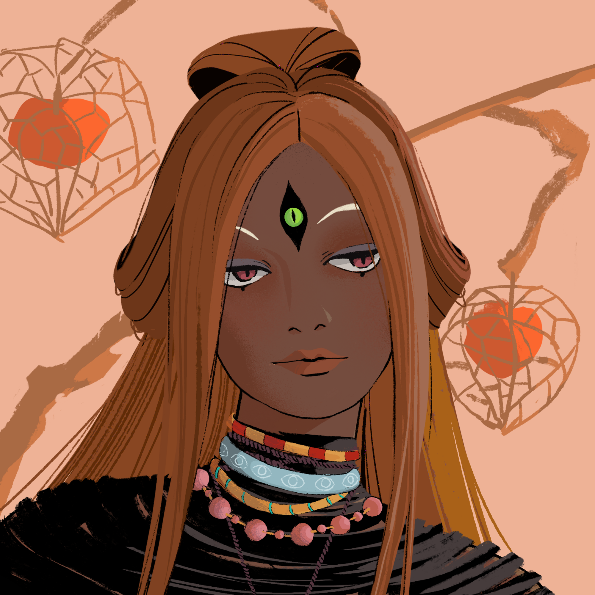 a portrait of Hailstorm, the beastly gale