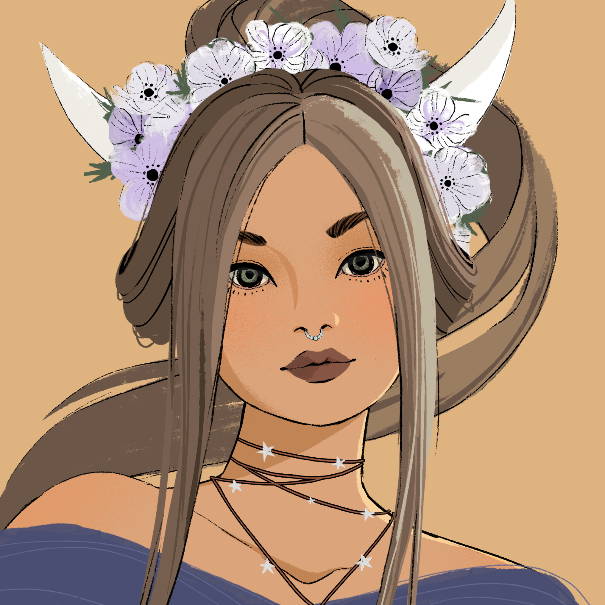 a portrait of Cotton biscuit