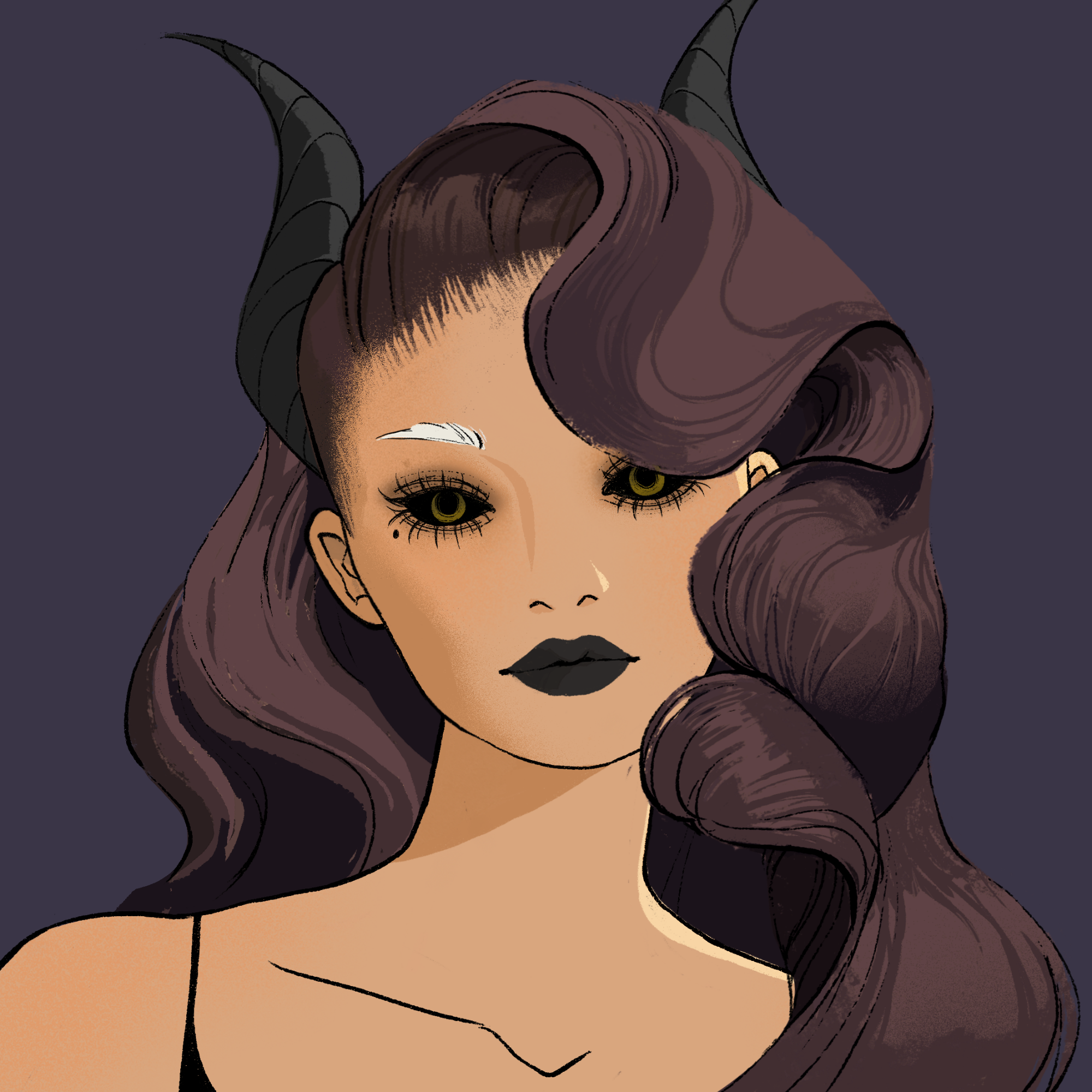a portrait of Mahogany the deep