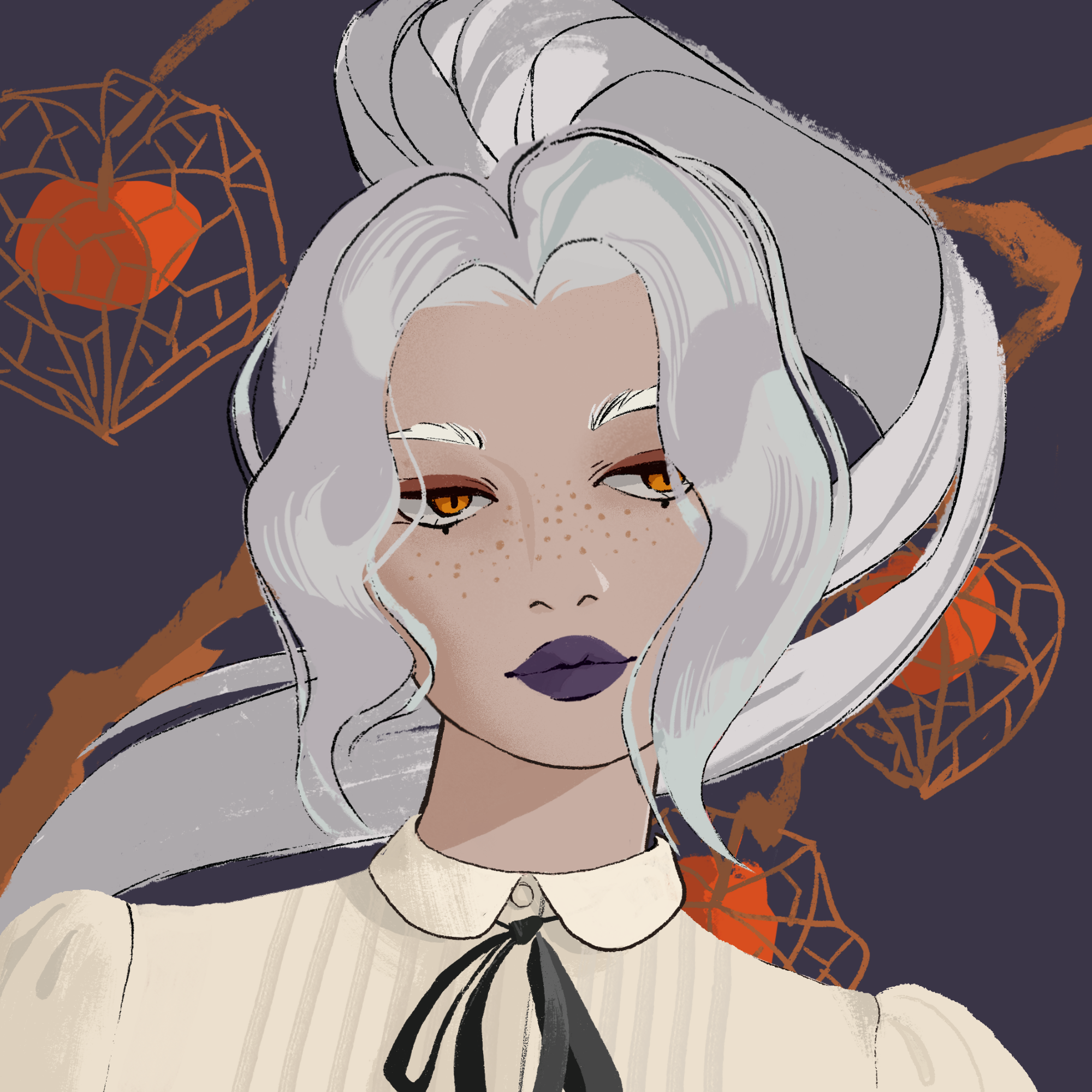 a portrait of Birch of the void