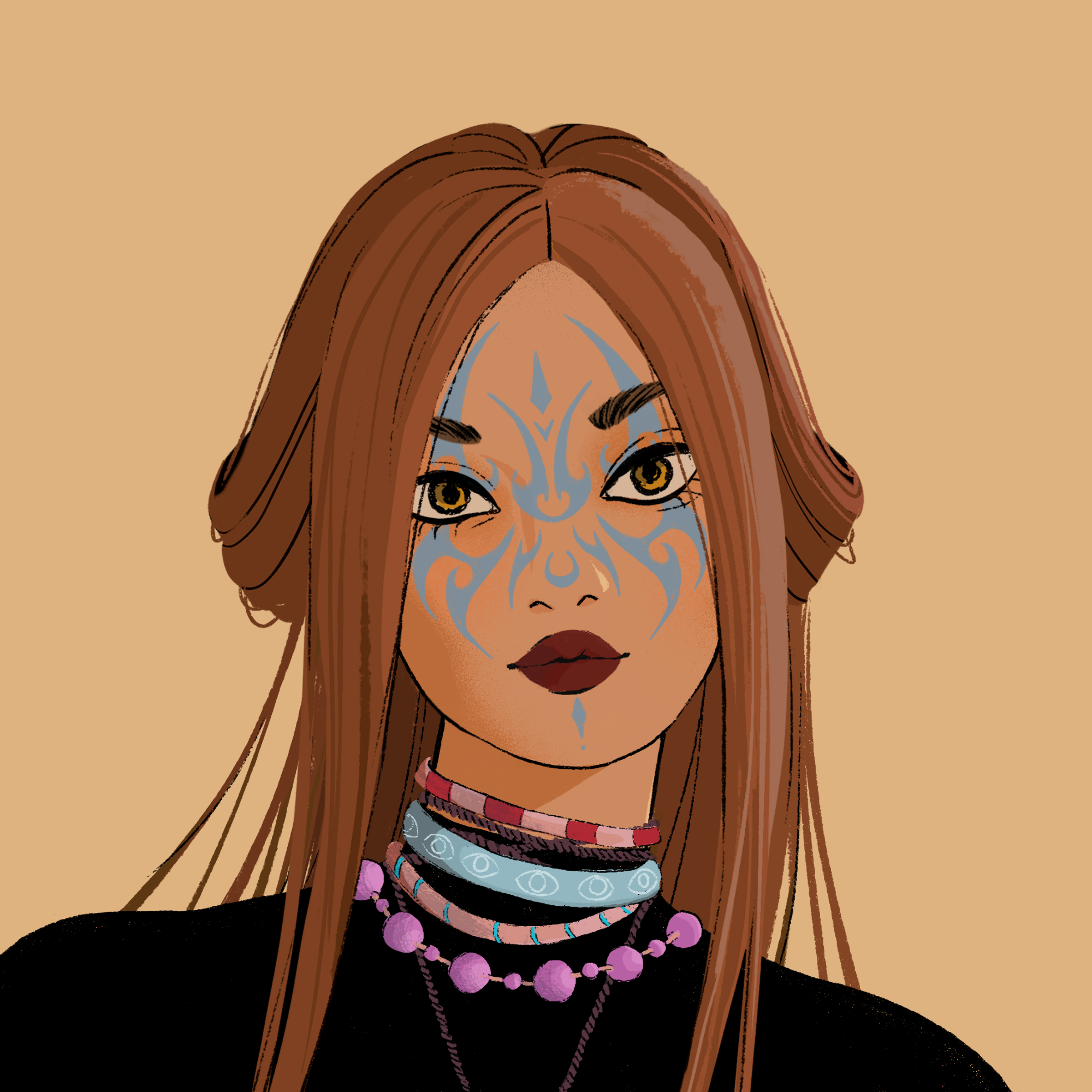 a portrait of Icestorm of the demon market