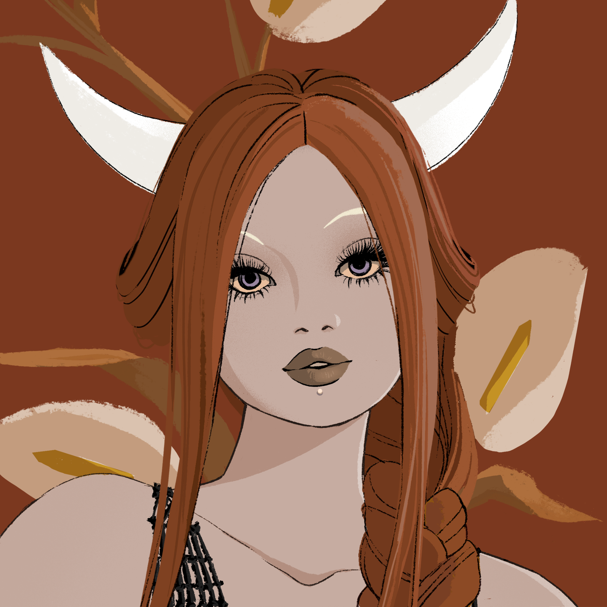 a portrait of Muslin the citron