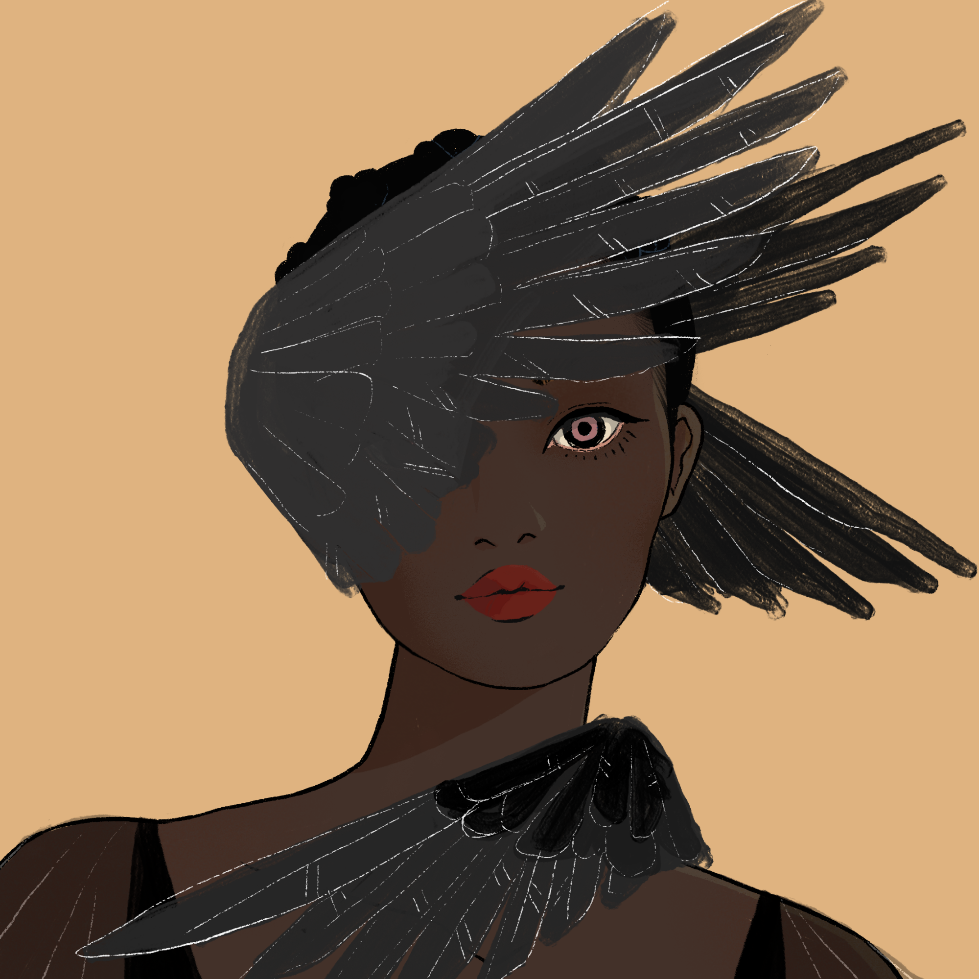 a portrait of Lissamine the ageless