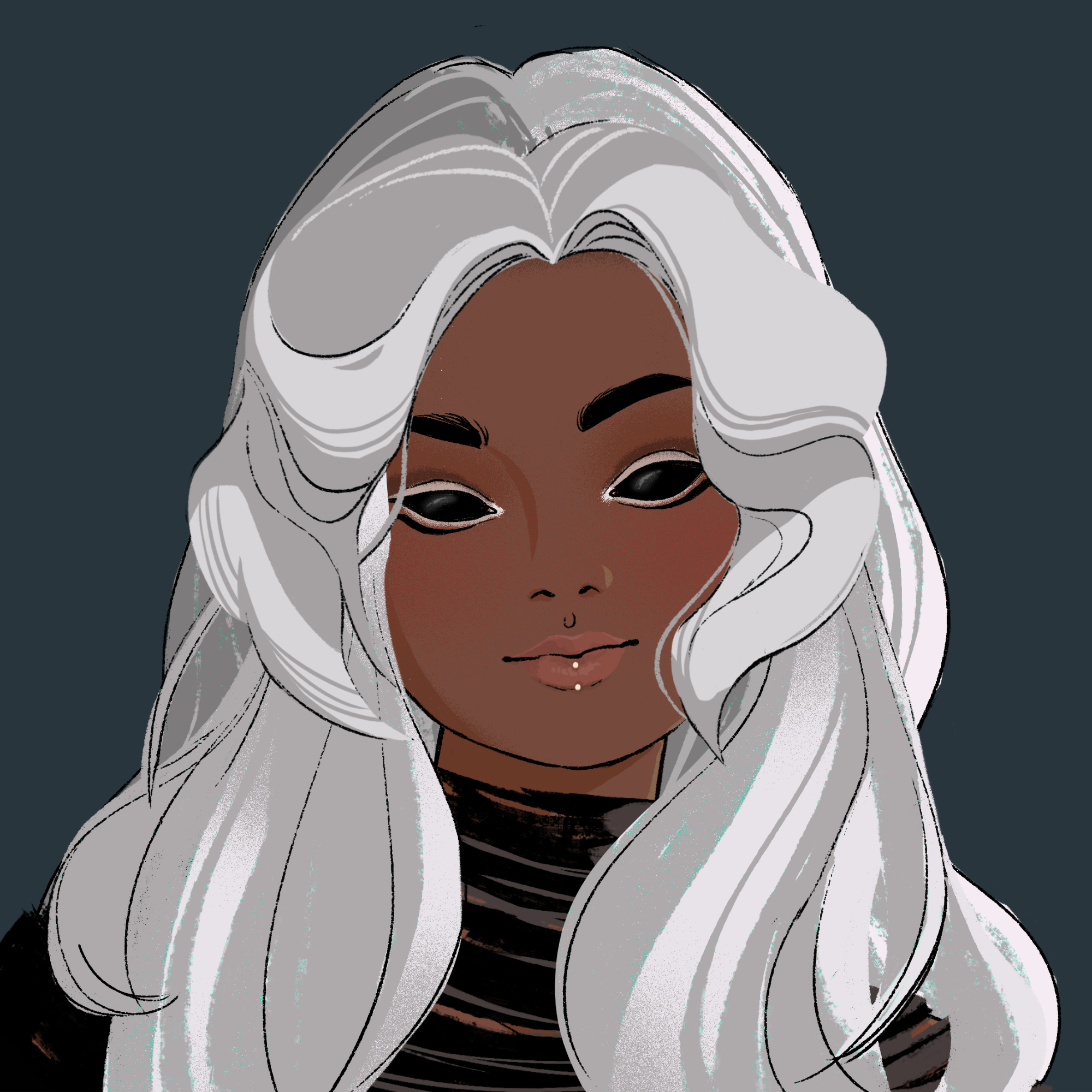 a portrait of Soursop, the clear augur