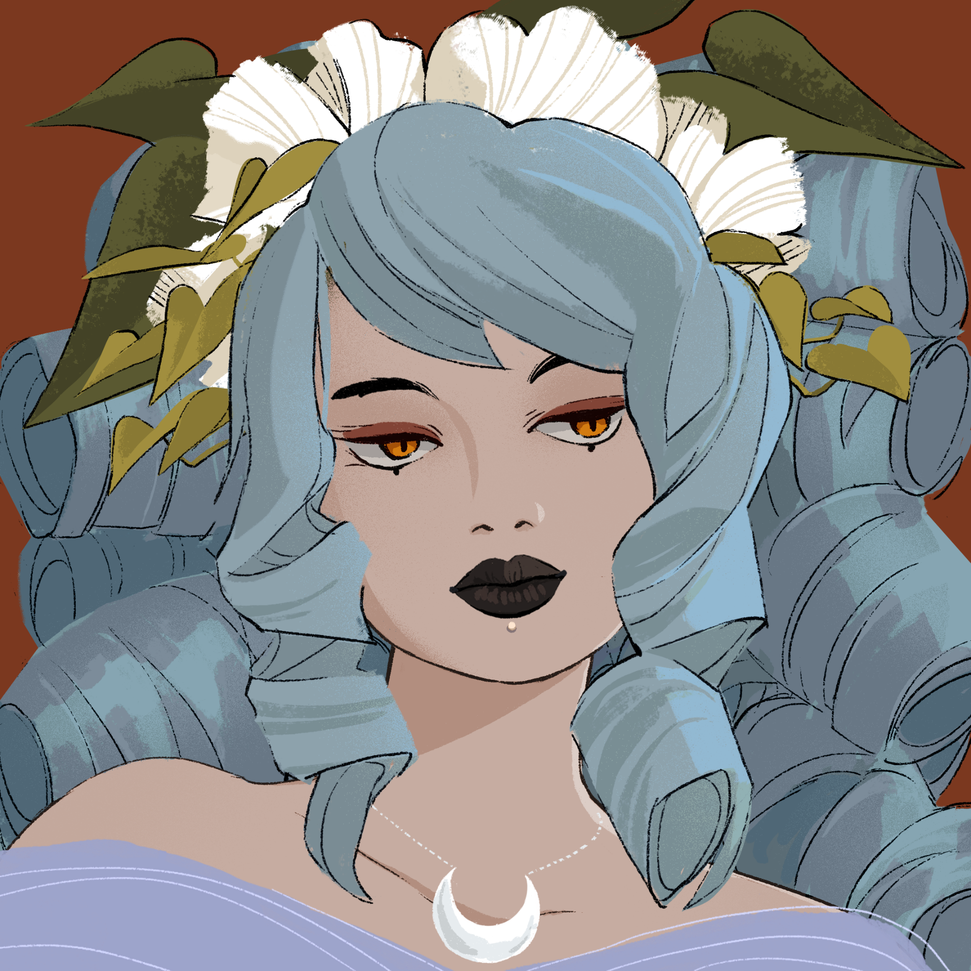 a portrait of Psyllium the concrete