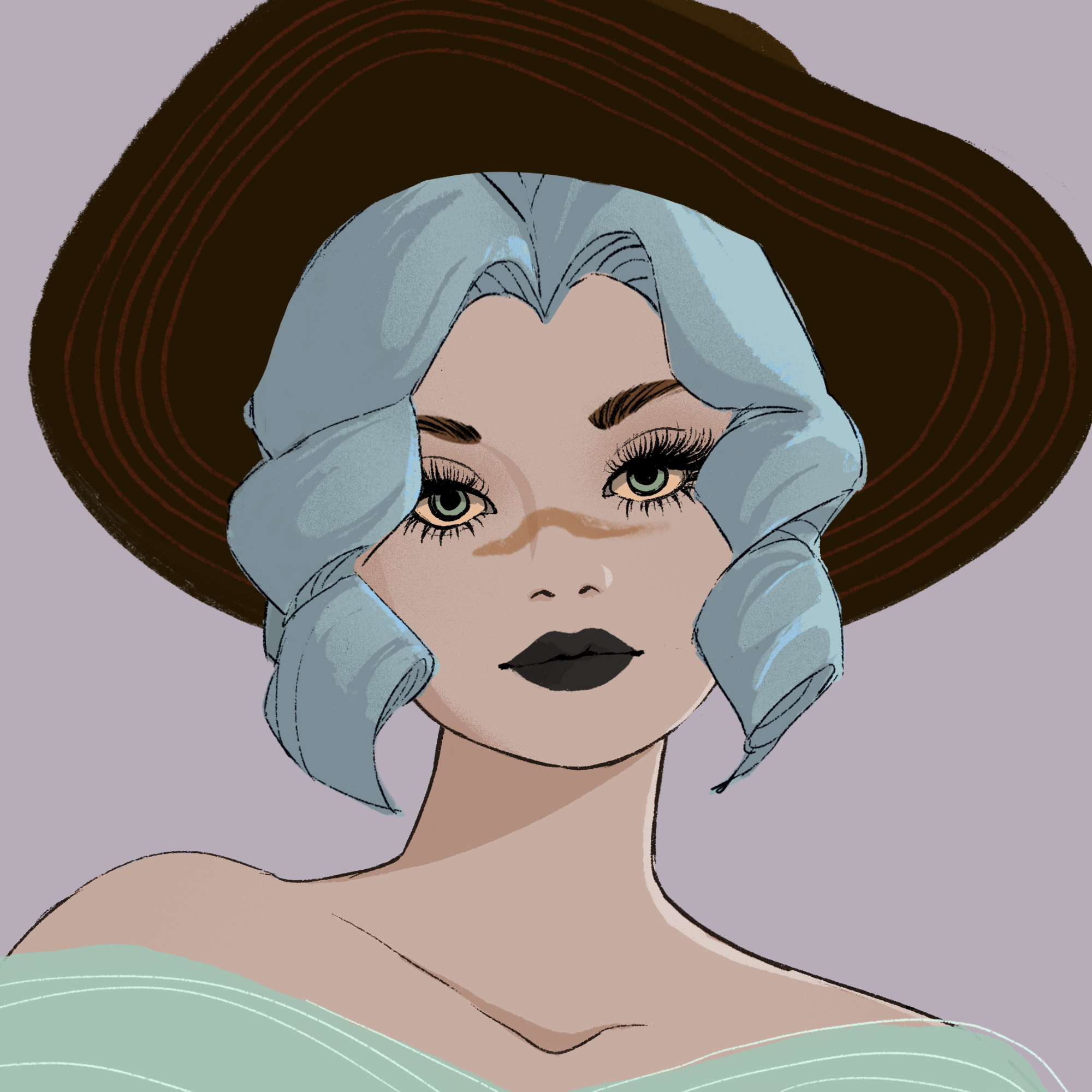 a portrait of Gooseberry, the indistinct trance