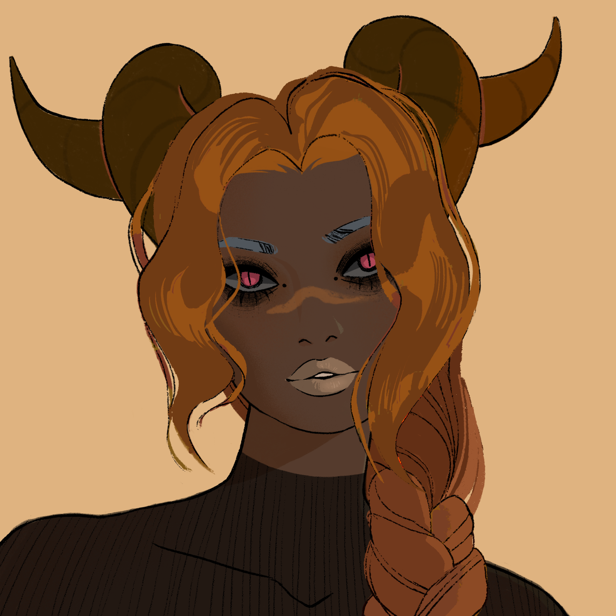 a portrait of Thunderstorm the calamitous