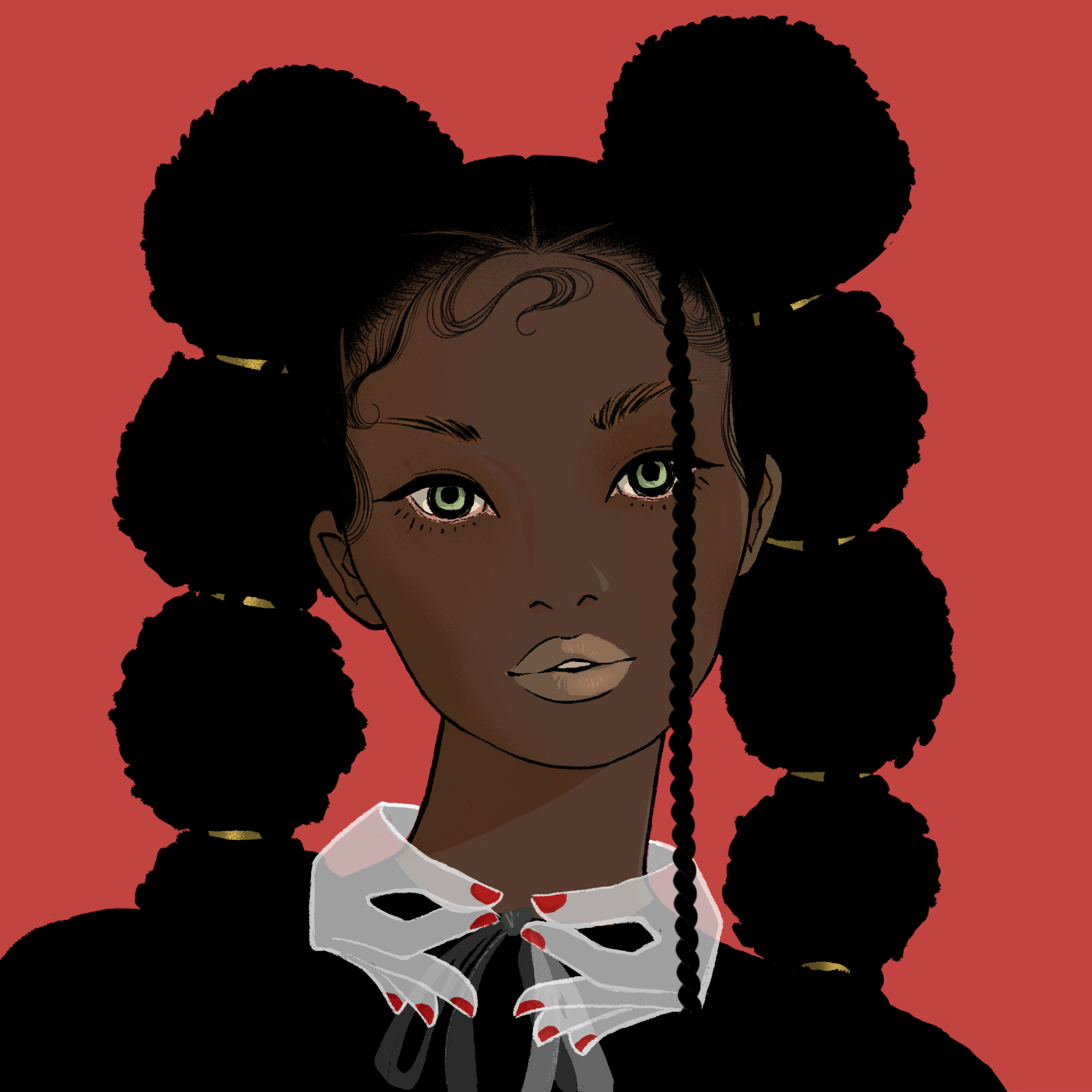 a portrait of Columba the complex