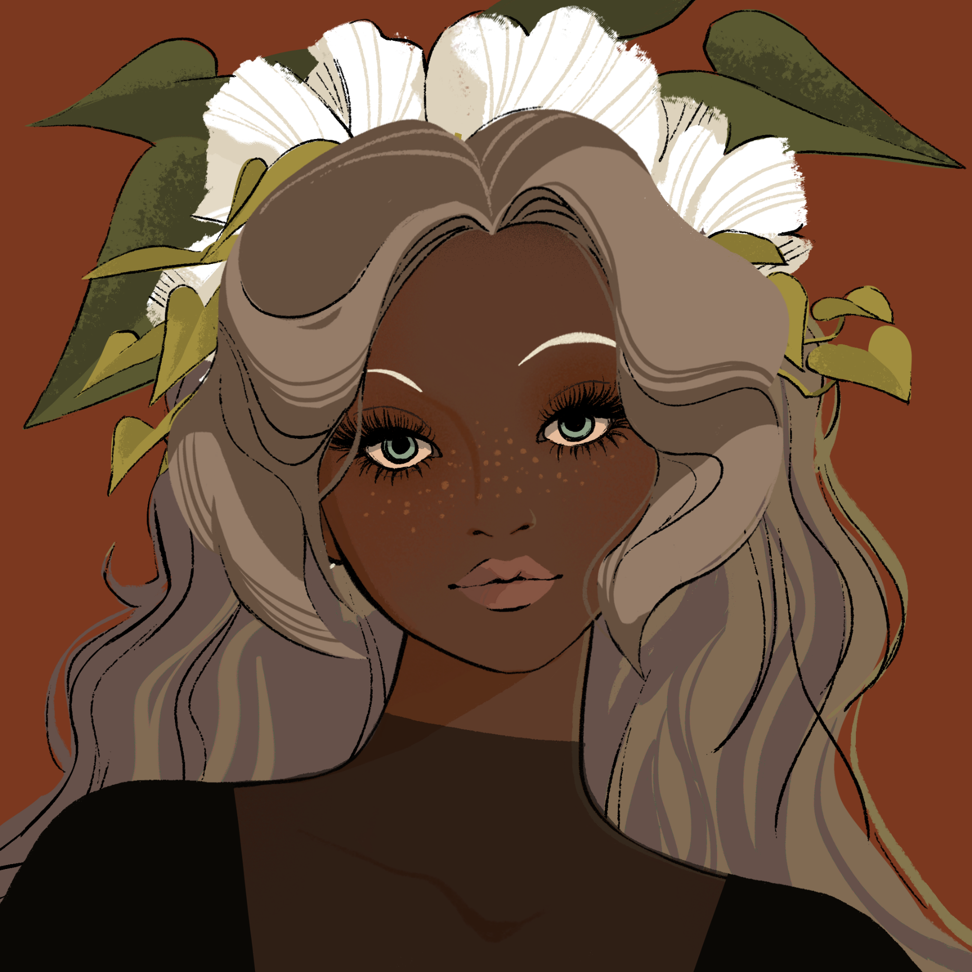 a portrait of Chard of the wilds