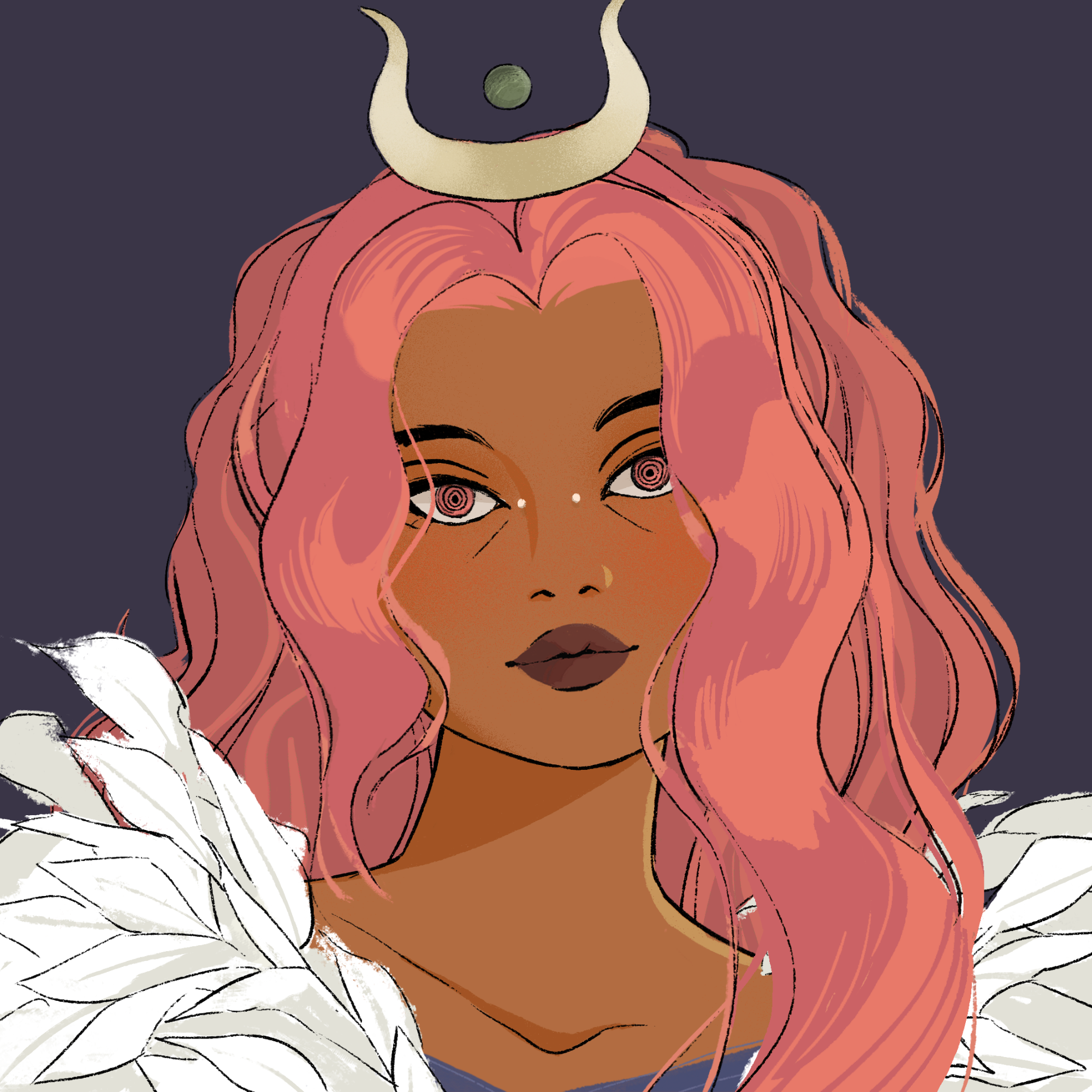 a portrait of Darling veil