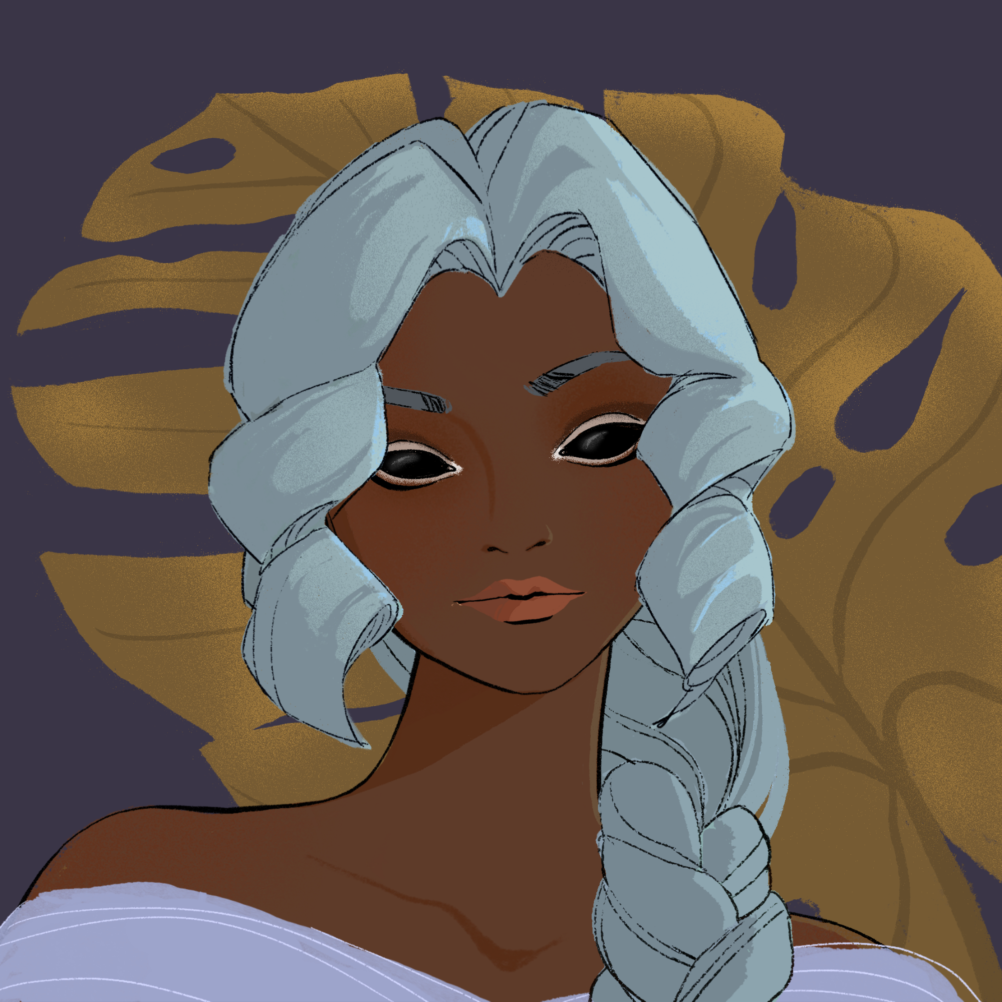 a portrait of Mademoiselle acerola