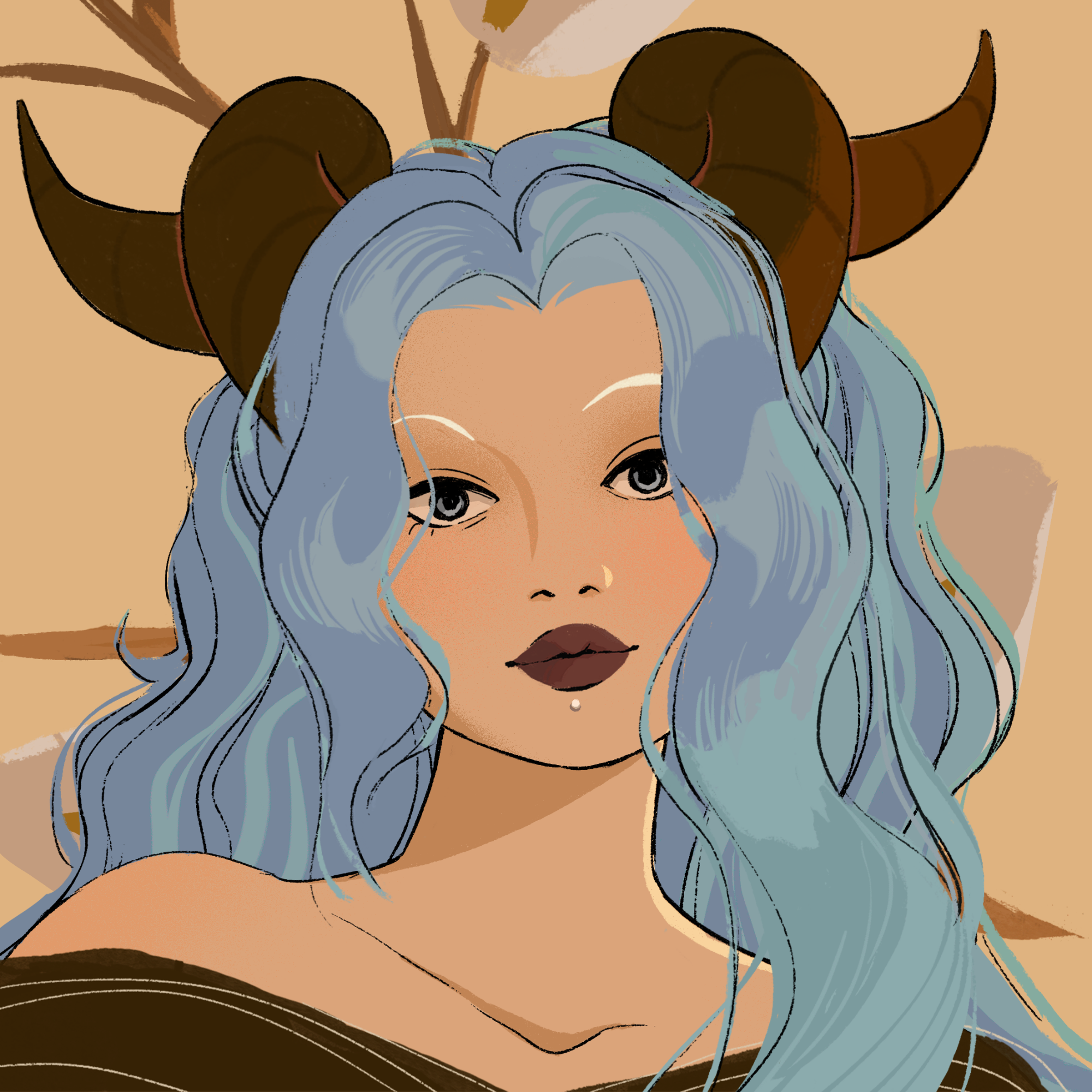 a portrait of Tsunami, the savage missile