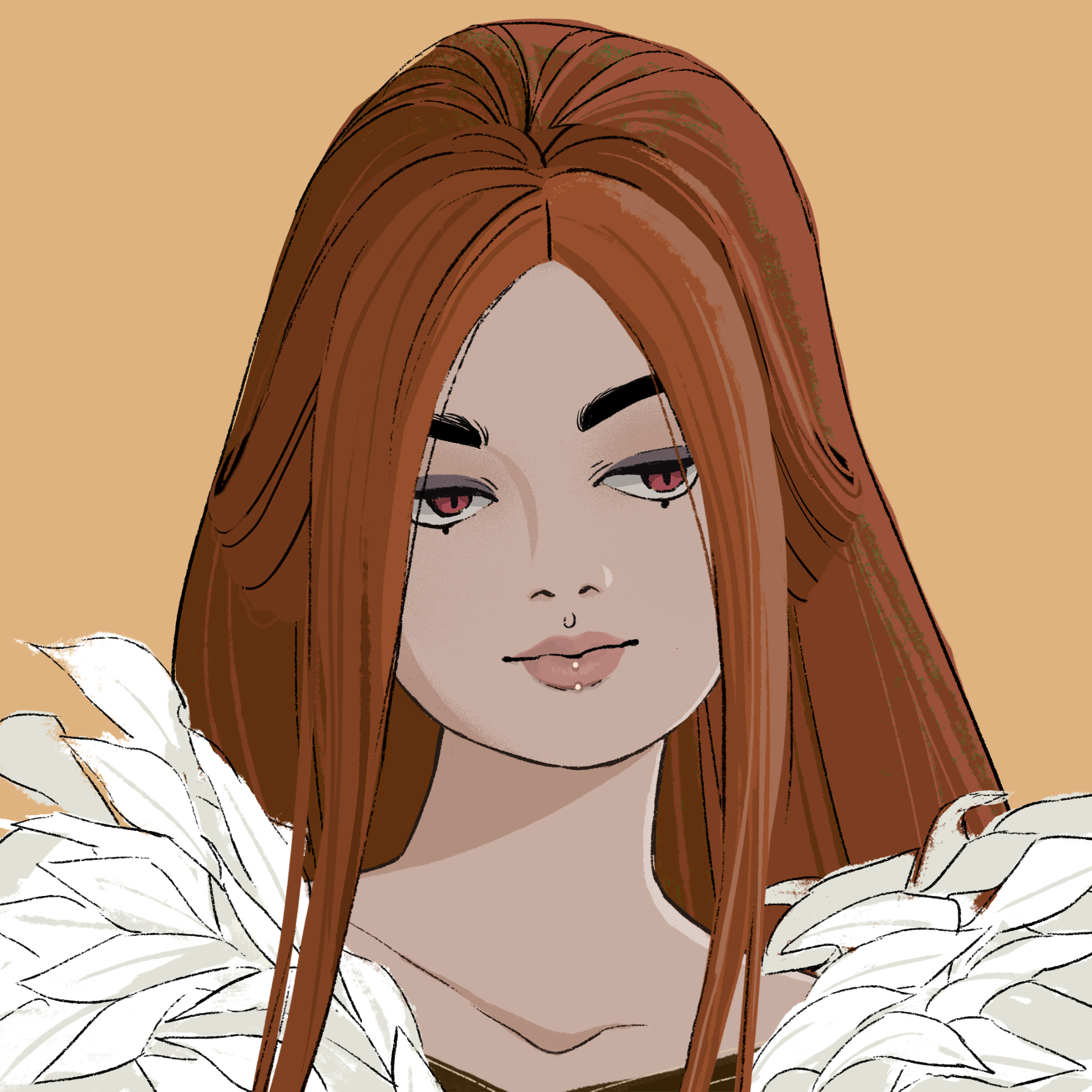 a portrait of Lady kiwi