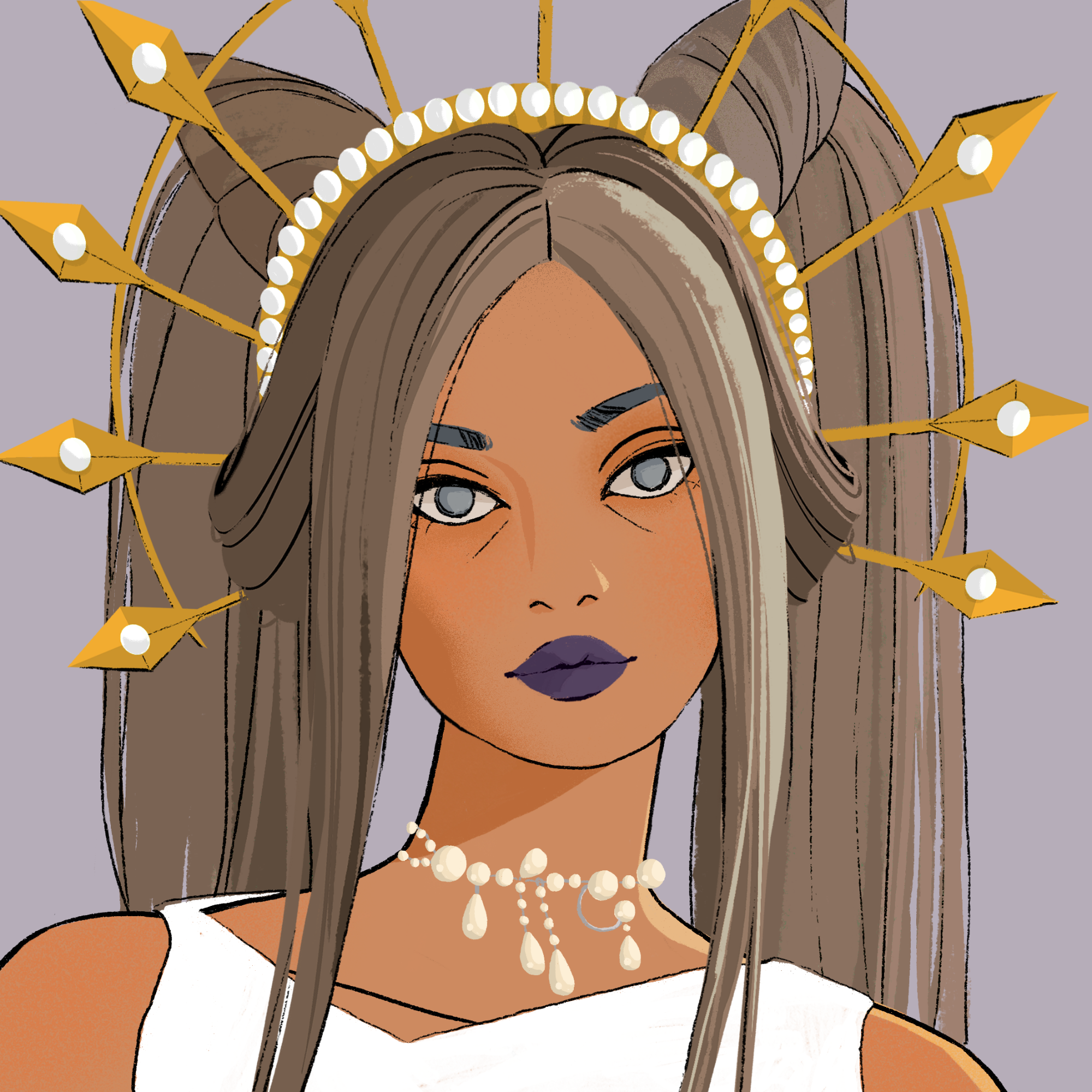 a portrait of Cashmere sequin