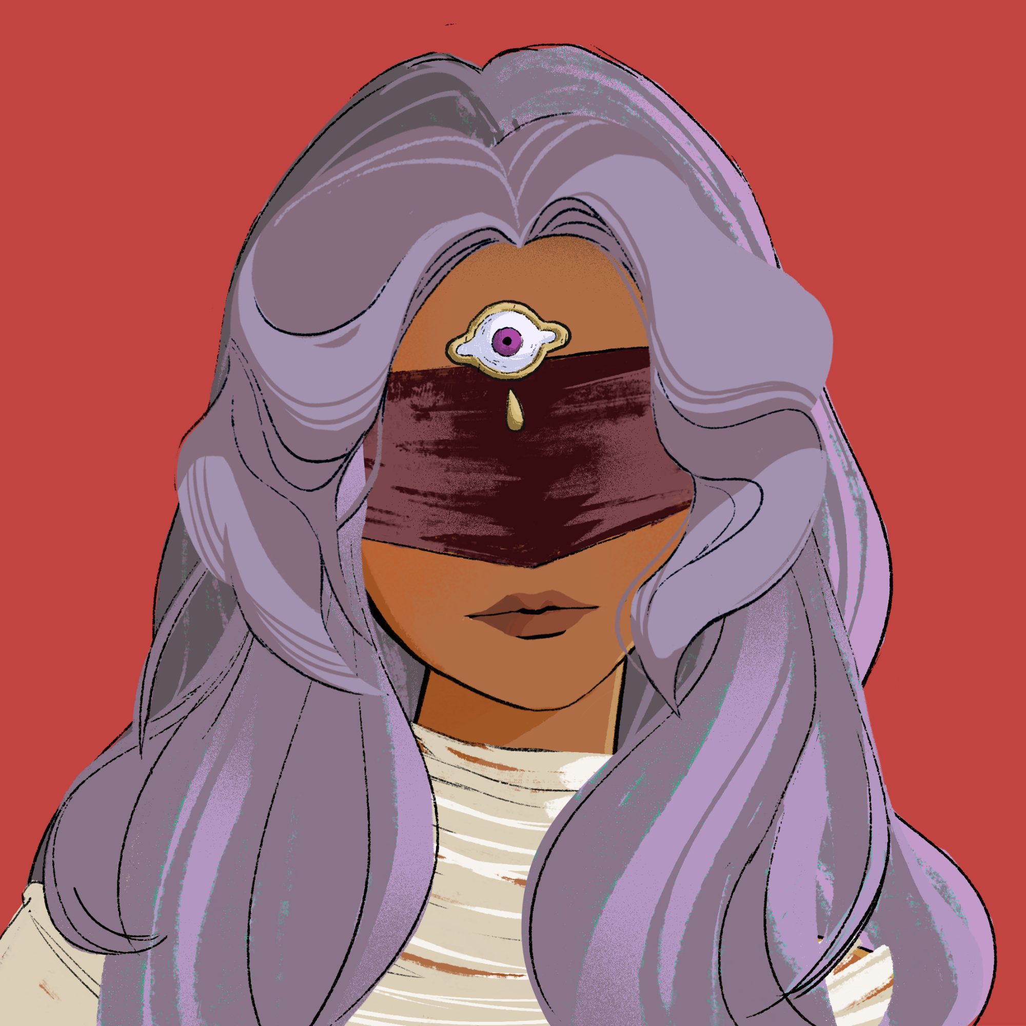 a portrait of Plum, the murky enigma
