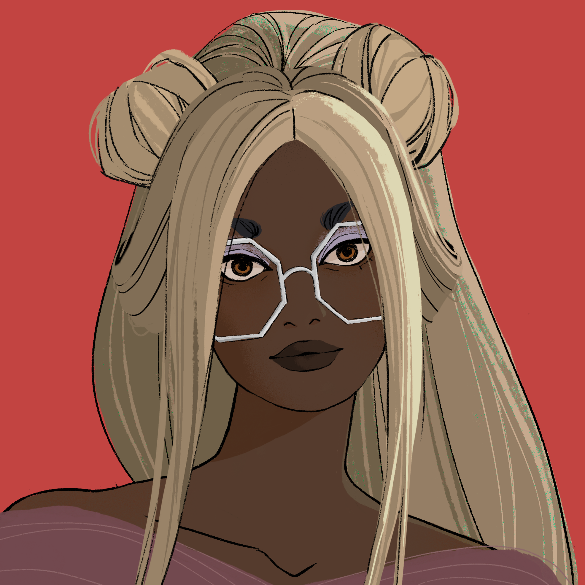 a portrait of Leather, the sonorous pie