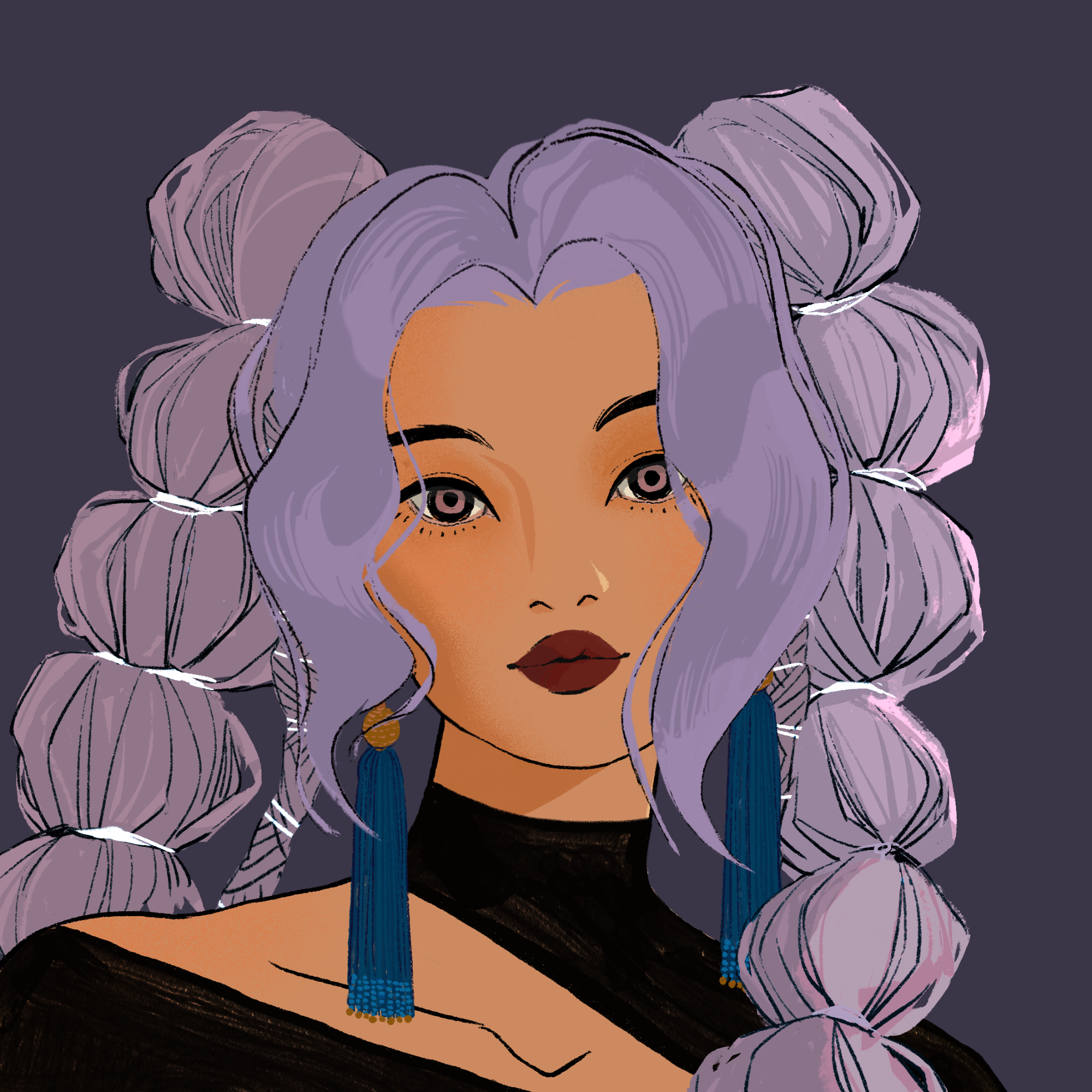 a portrait of Topaz