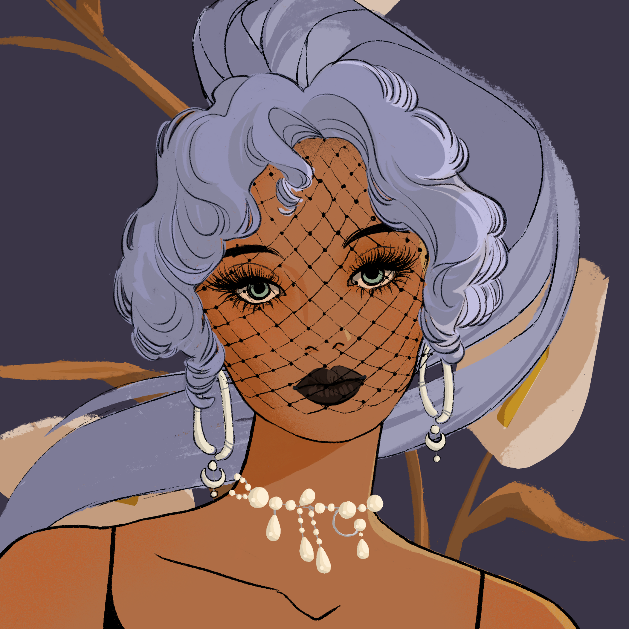 a portrait of Mistress azophloxin