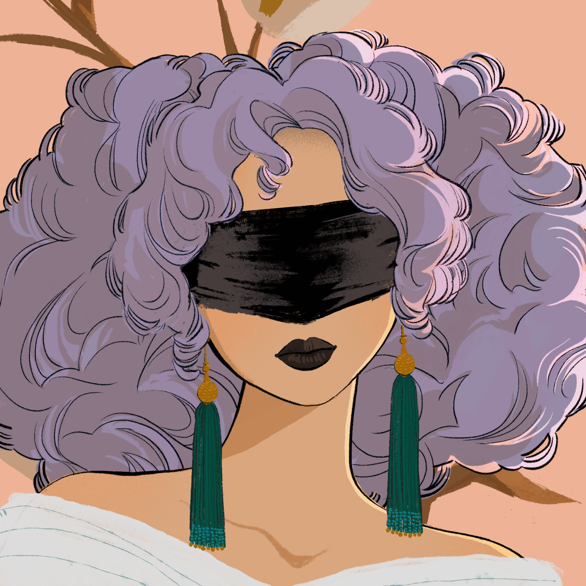 a portrait of Zahara, the still fog