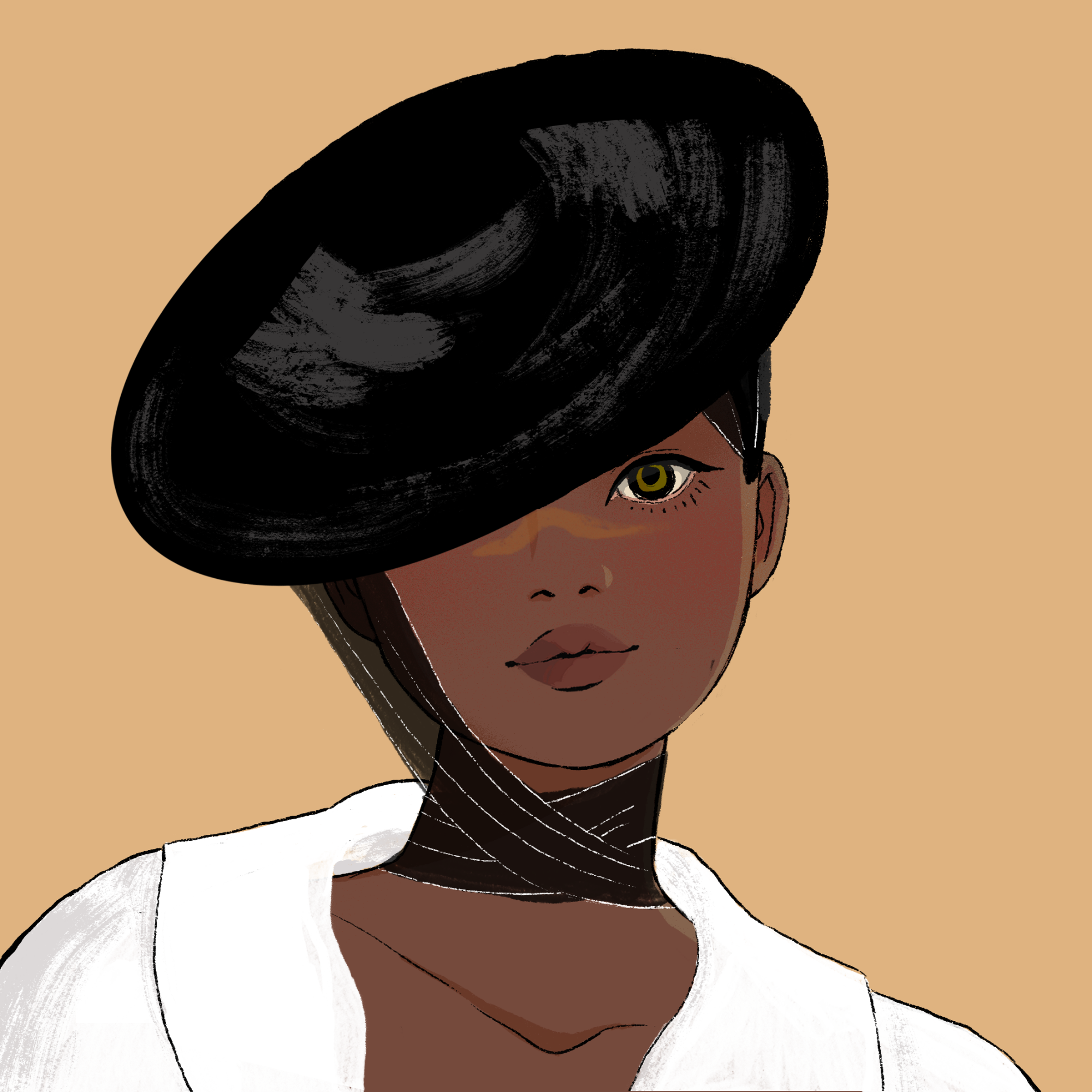 a portrait of Gallium, the muted tether