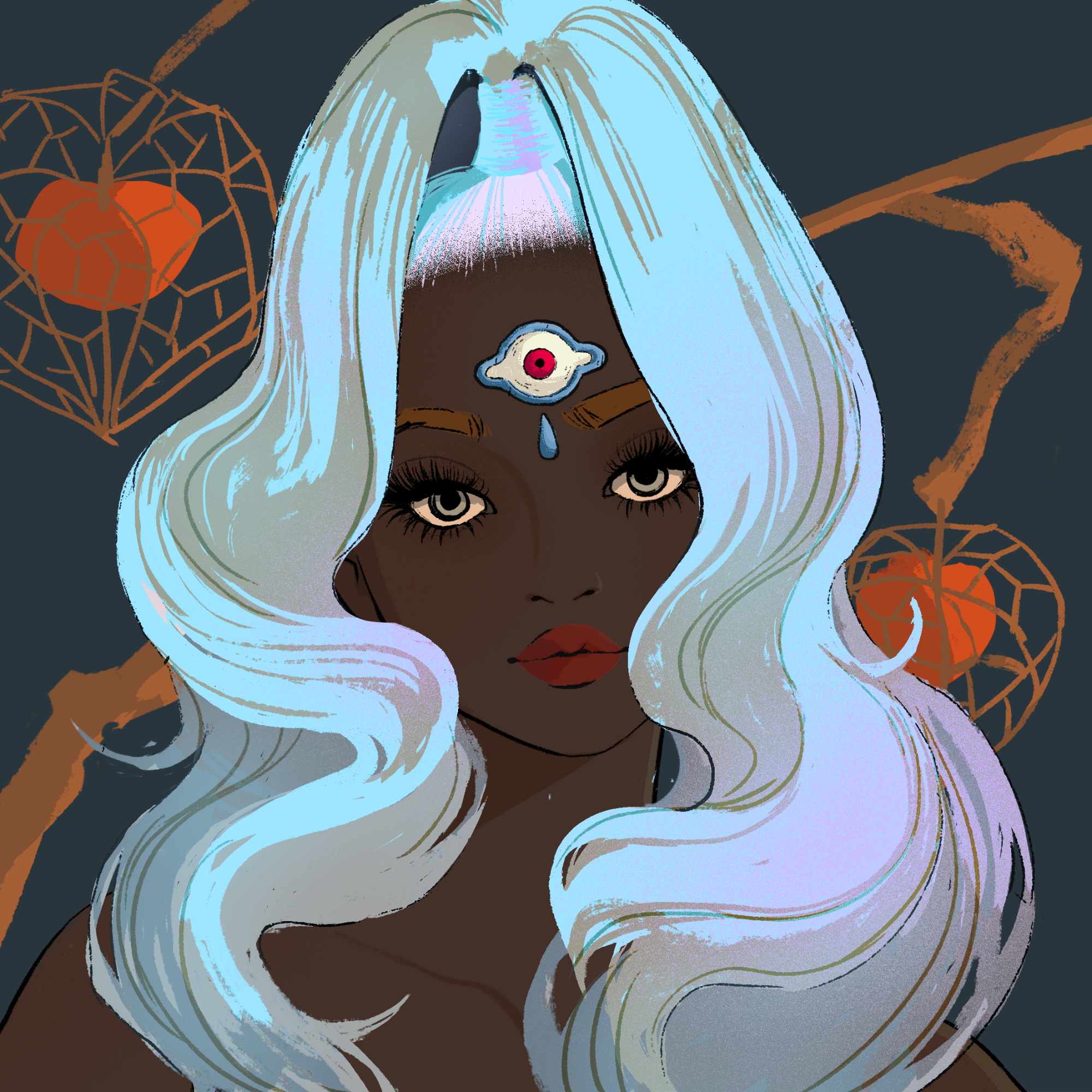 a portrait of Grape the brackish