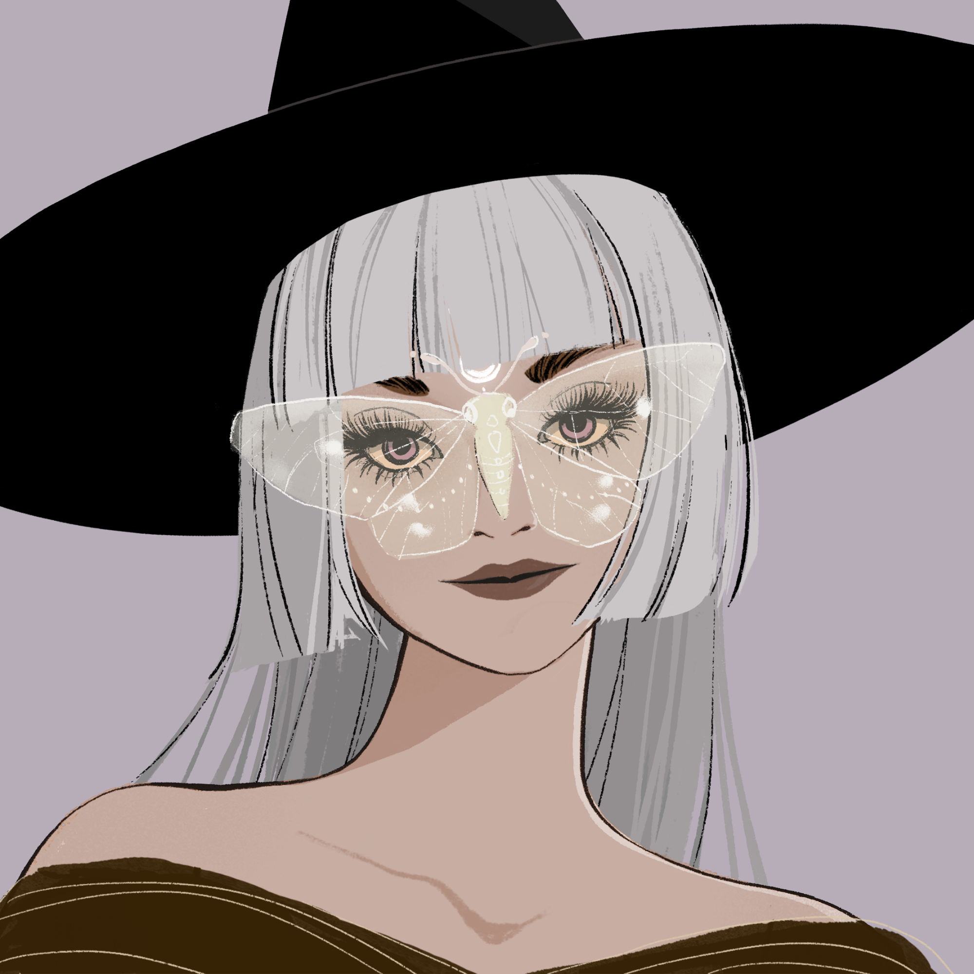 a portrait of Cabbage the vermilion