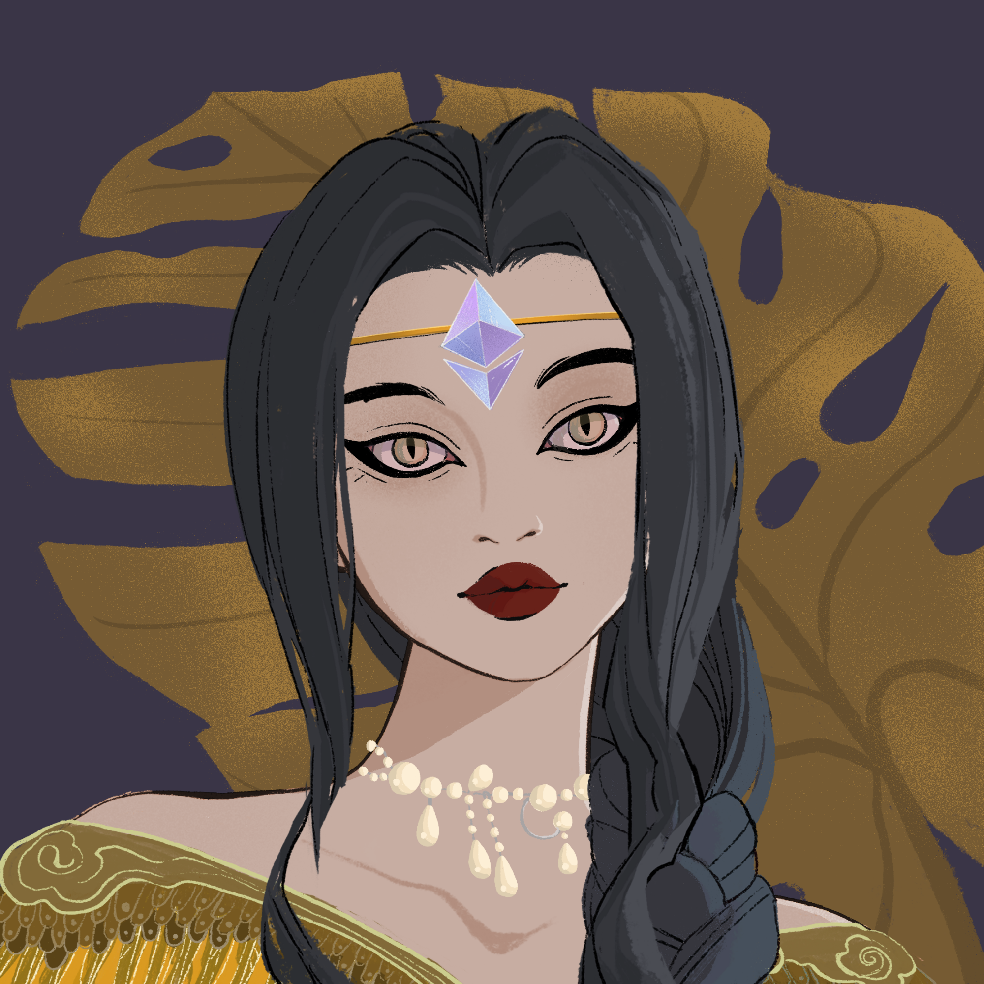 a portrait of Diamond, the handsome chalice