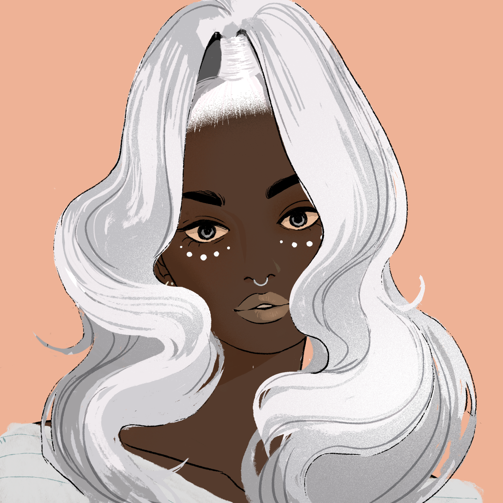 a portrait of Chamomile of the wilds