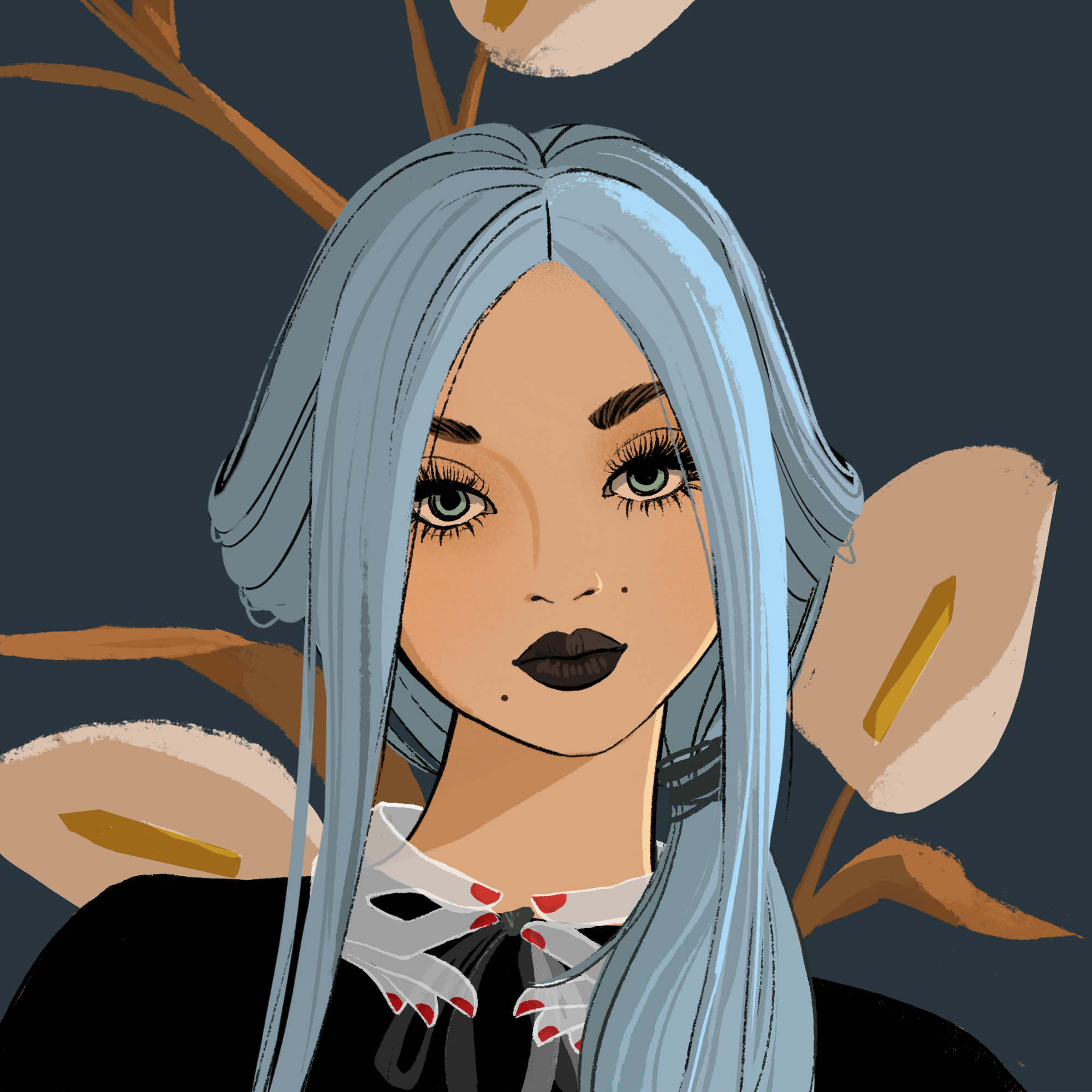 a portrait of Balau, the unfading essence