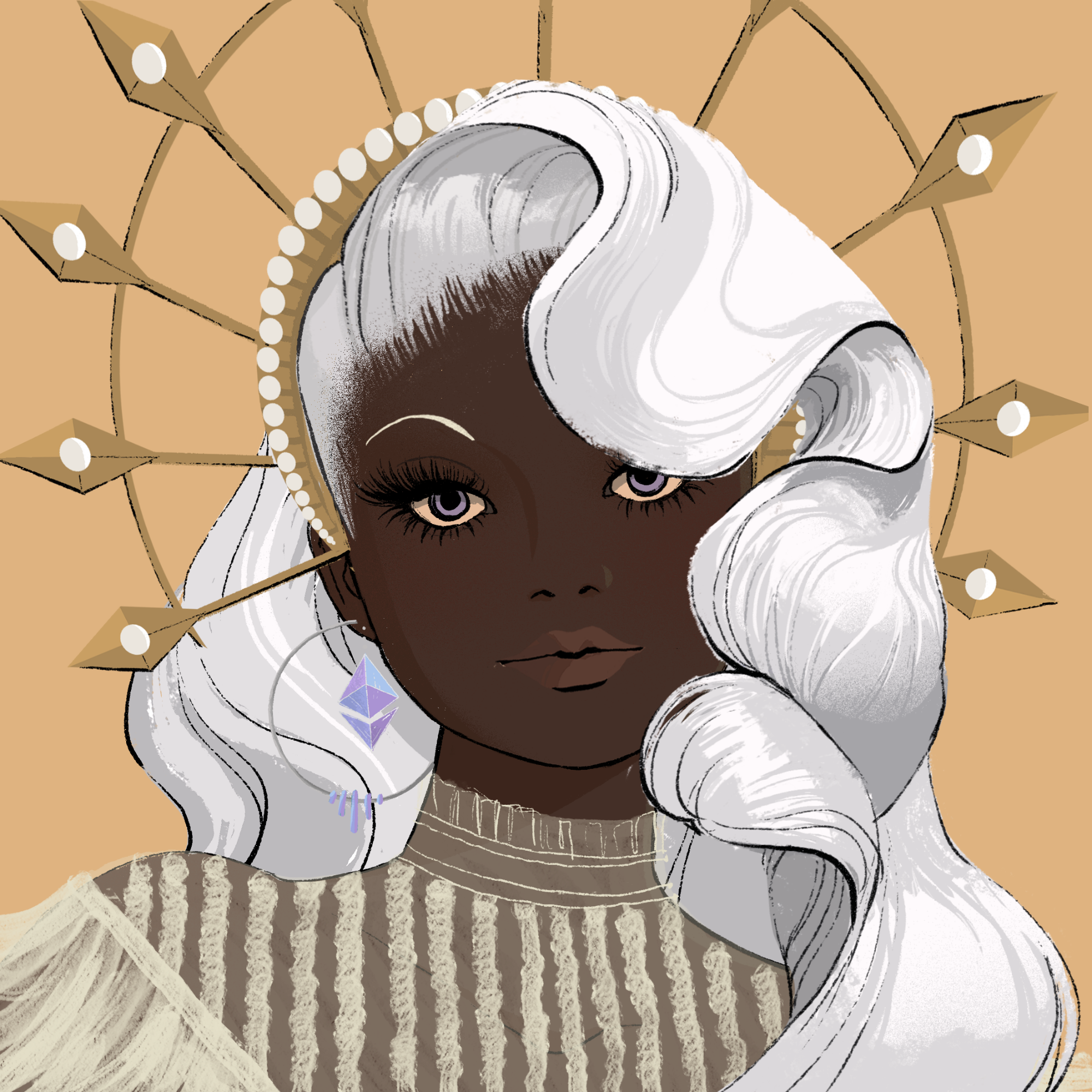 a portrait of Opal of the vivarium