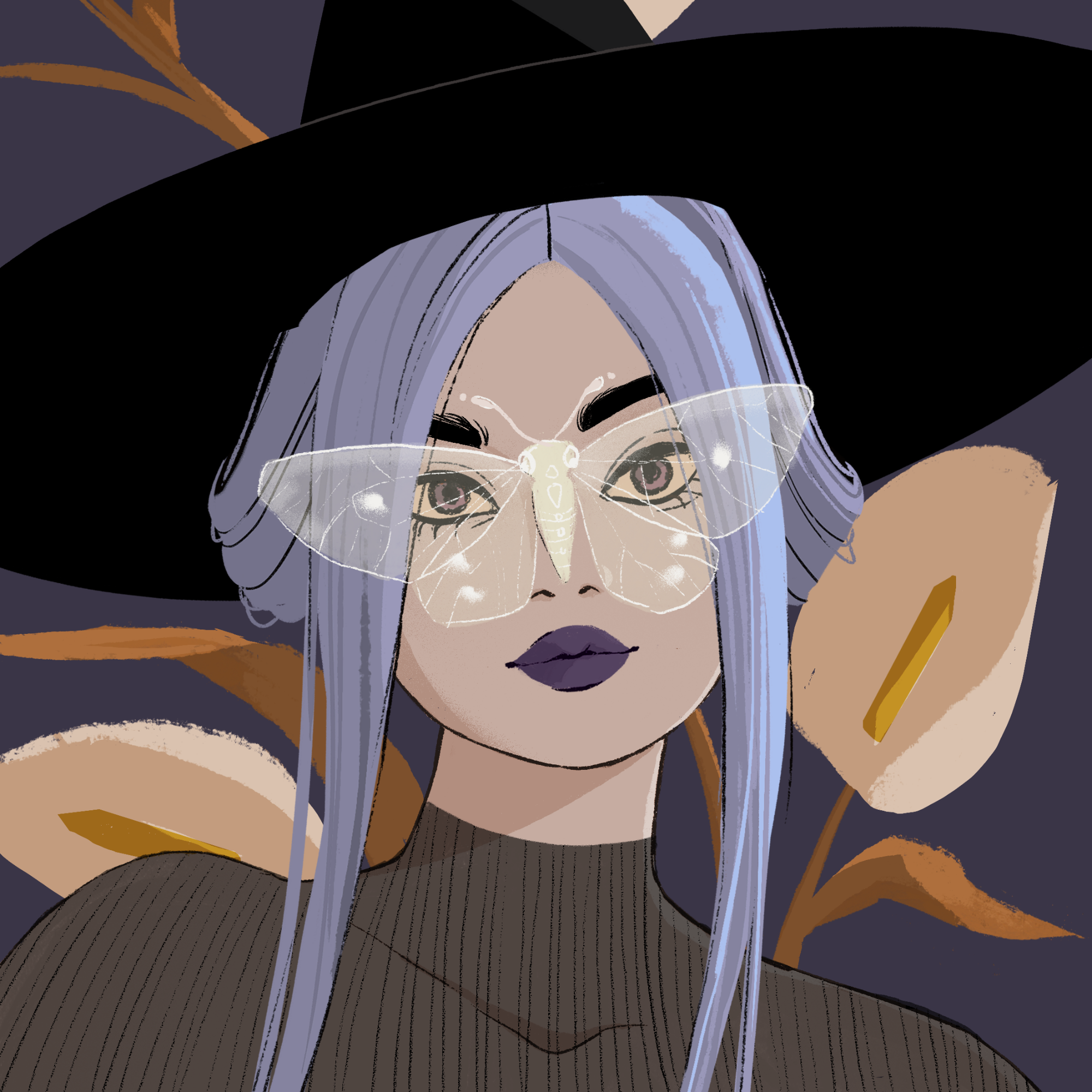 a portrait of Meldola the sallow